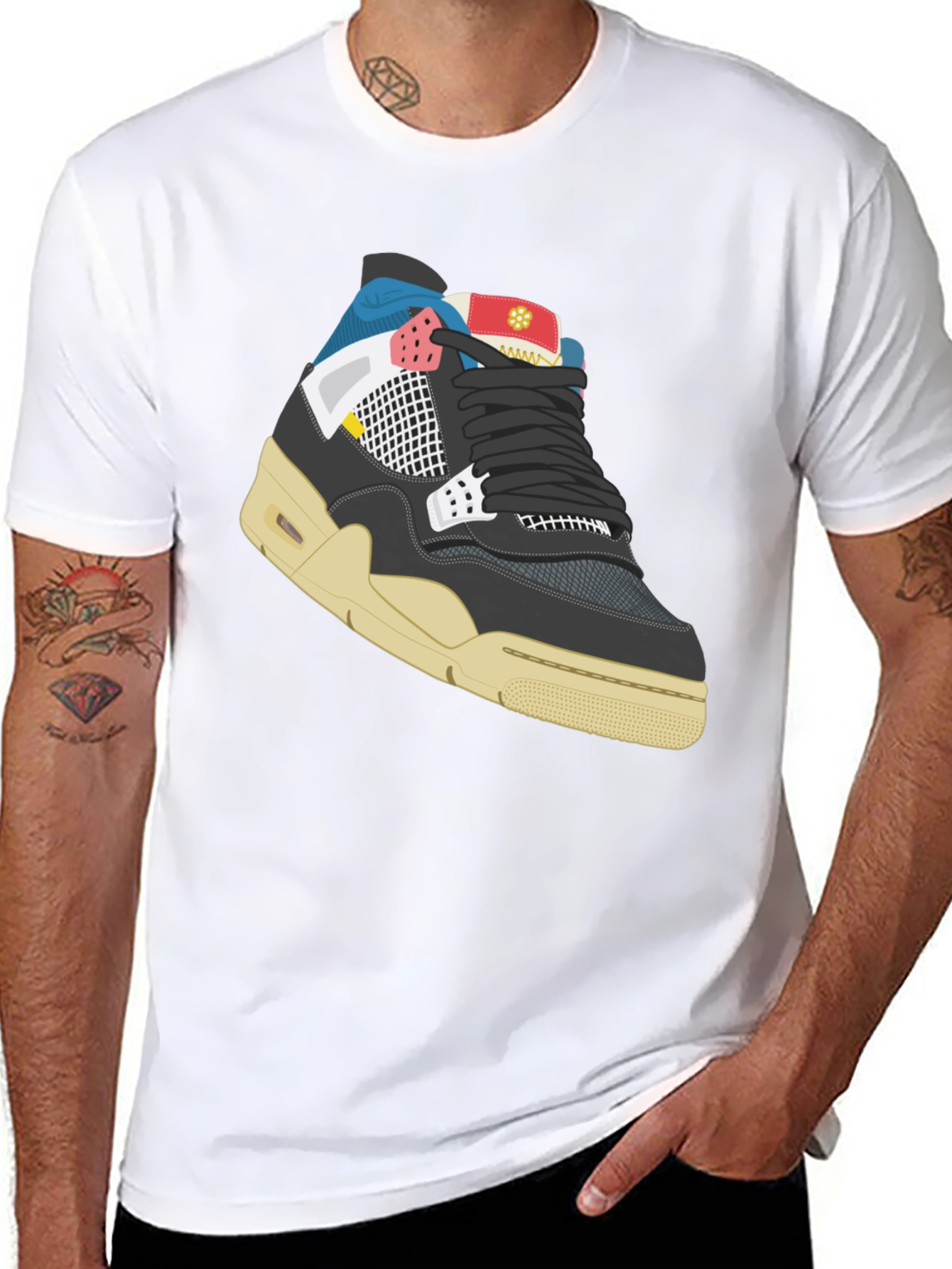Sneaker Graphic T-Shirt - Trendy Streetwear Tee