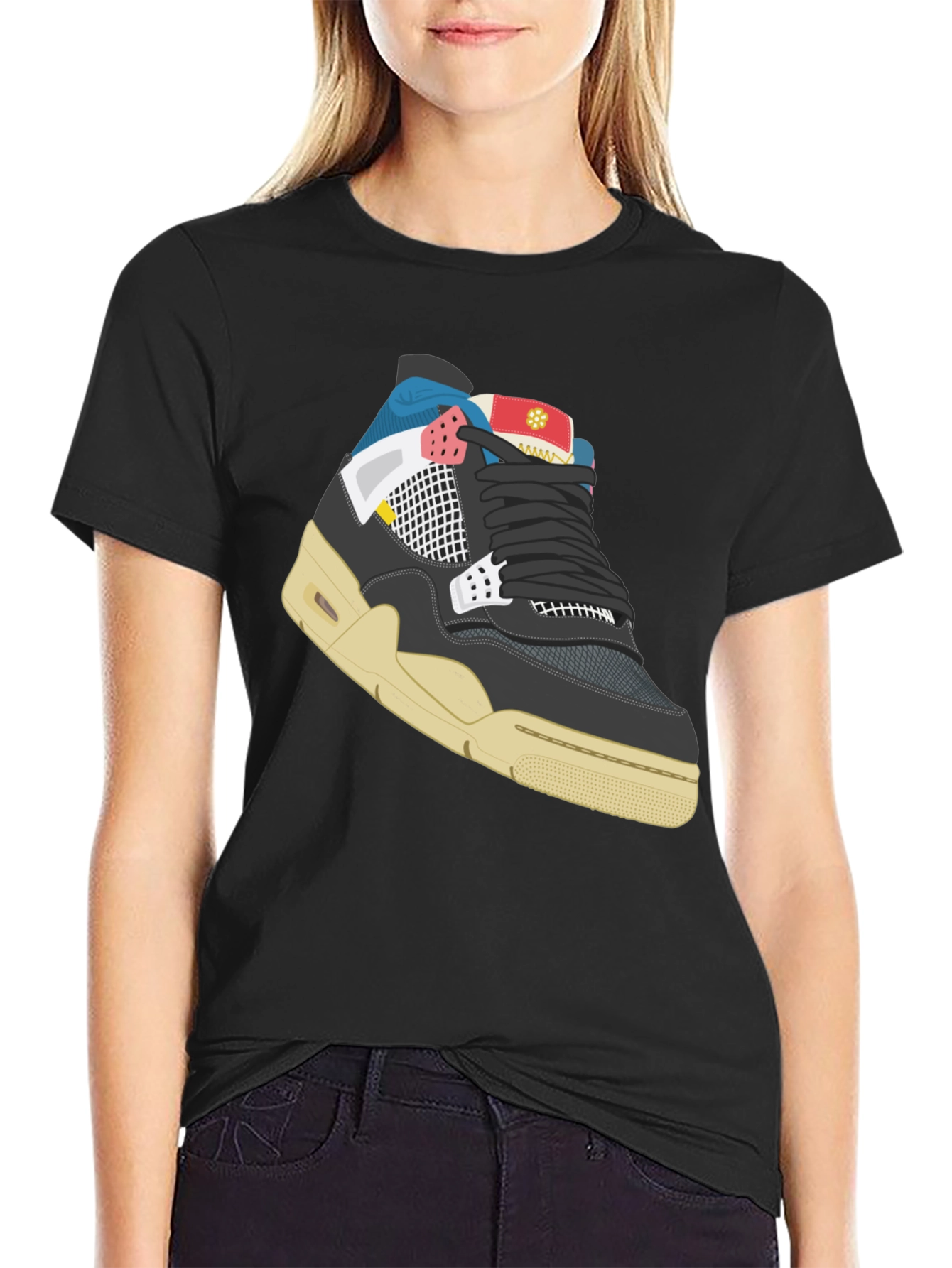 Sneaker Graphic T-Shirt - Trendy Streetwear Tee