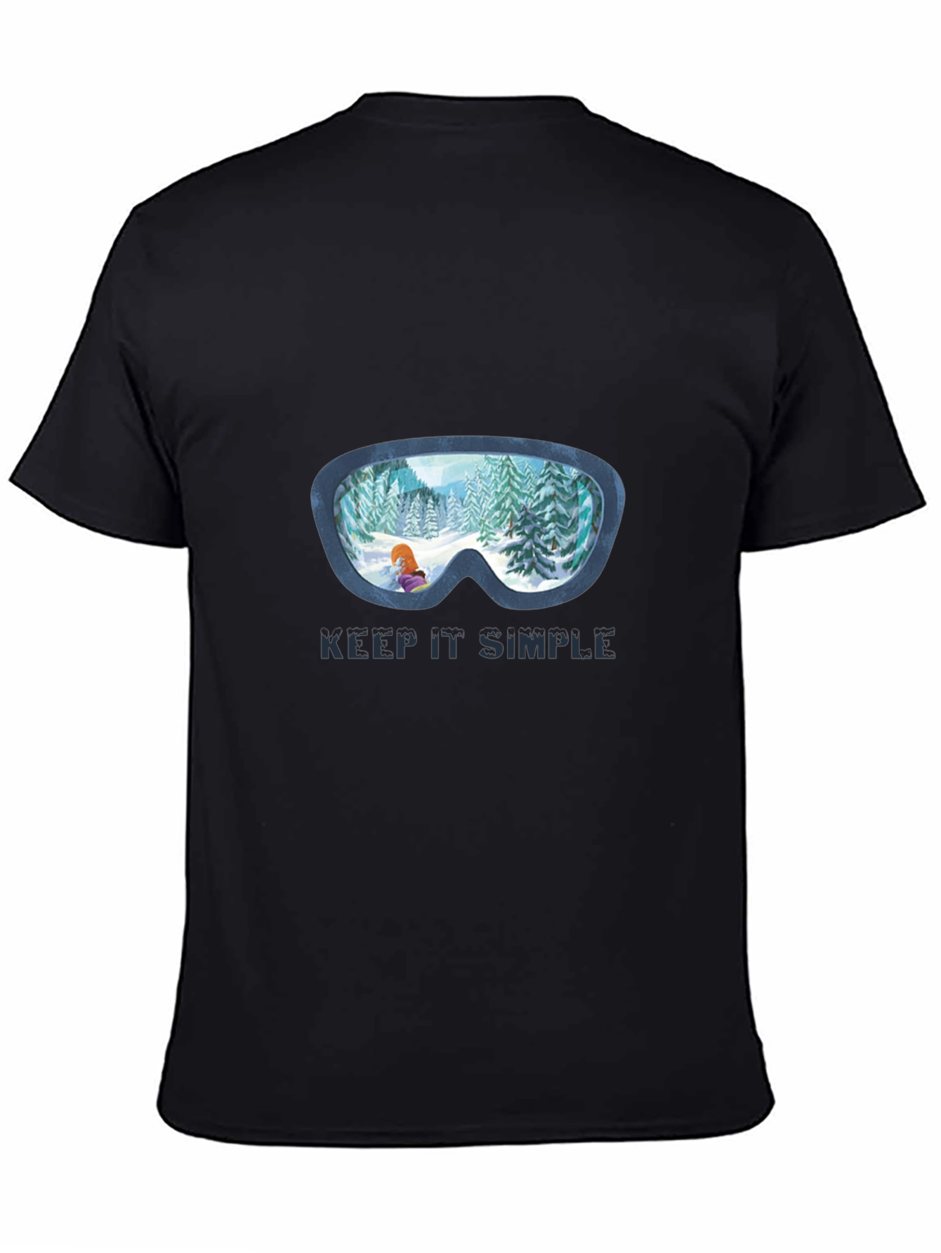 Keep It Simple Winter Ski Goggles T-Shirt