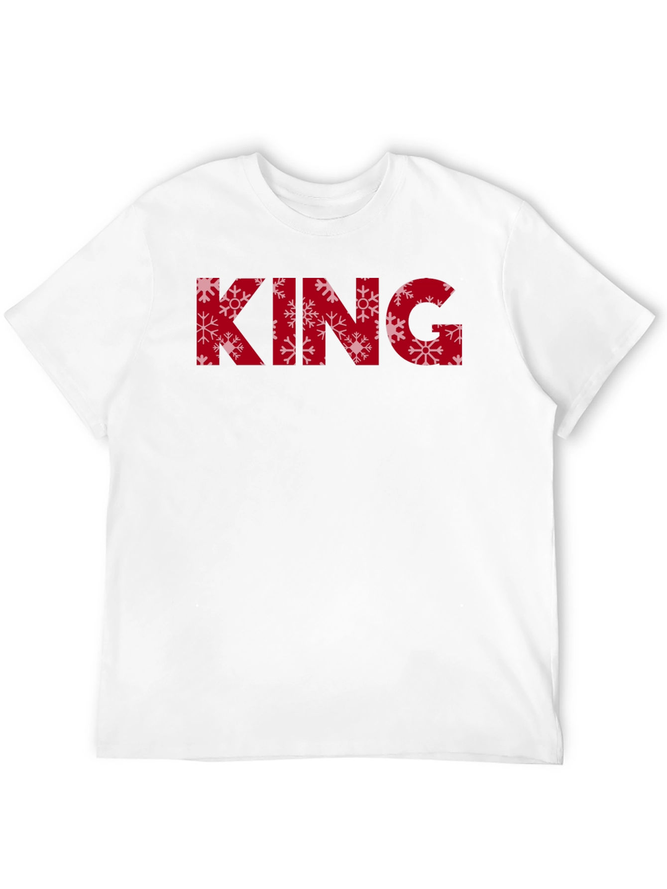 Snowflake King Black Tee