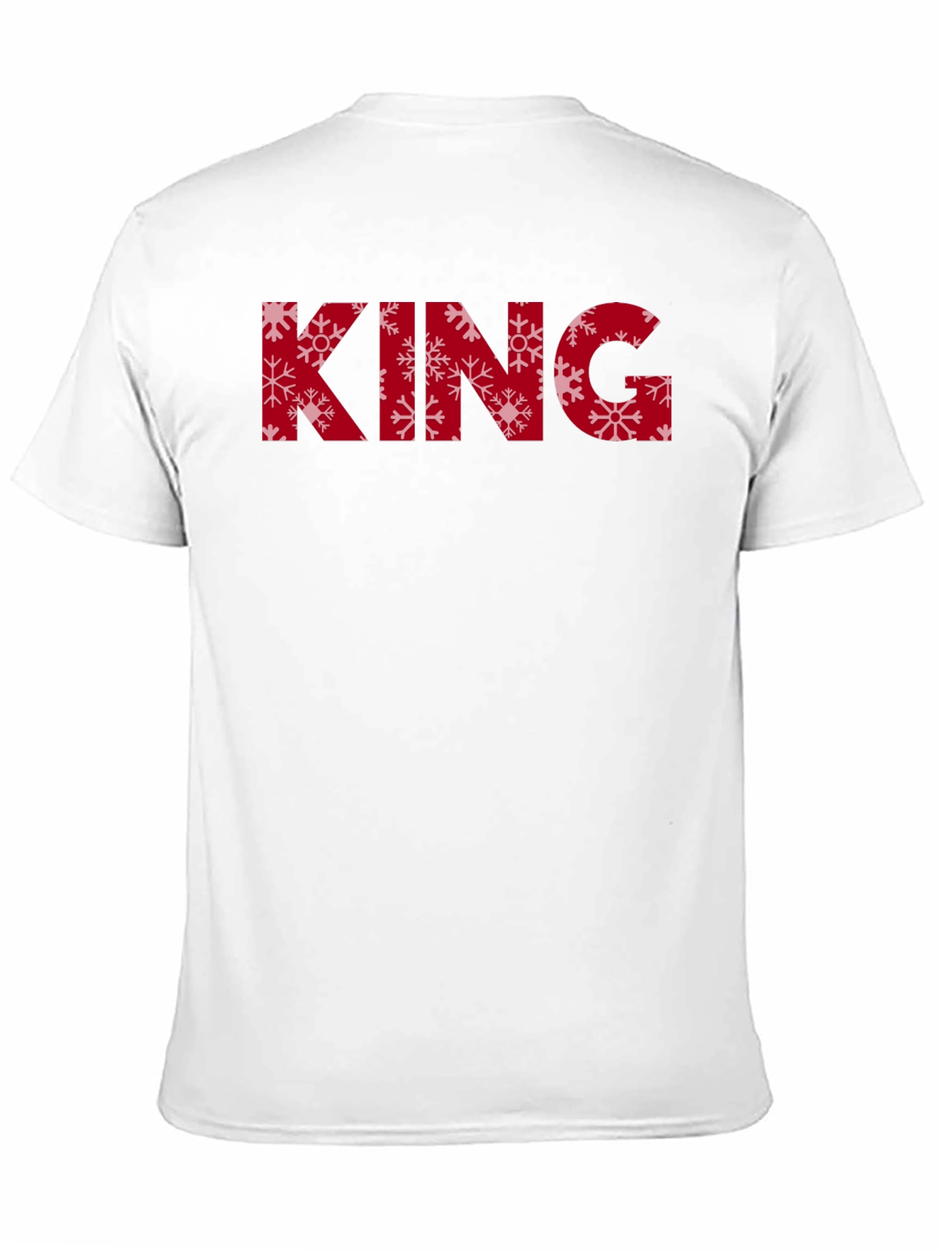Snowflake King Black Tee