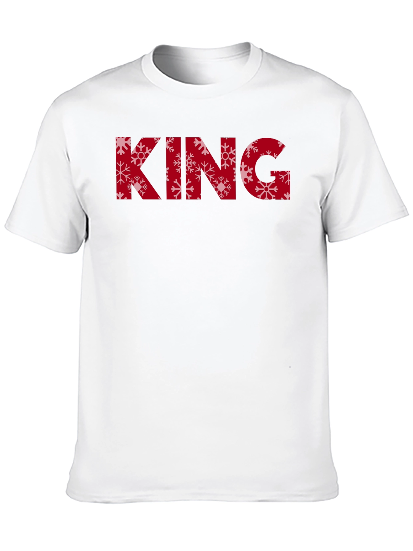 Snowflake King Black Tee