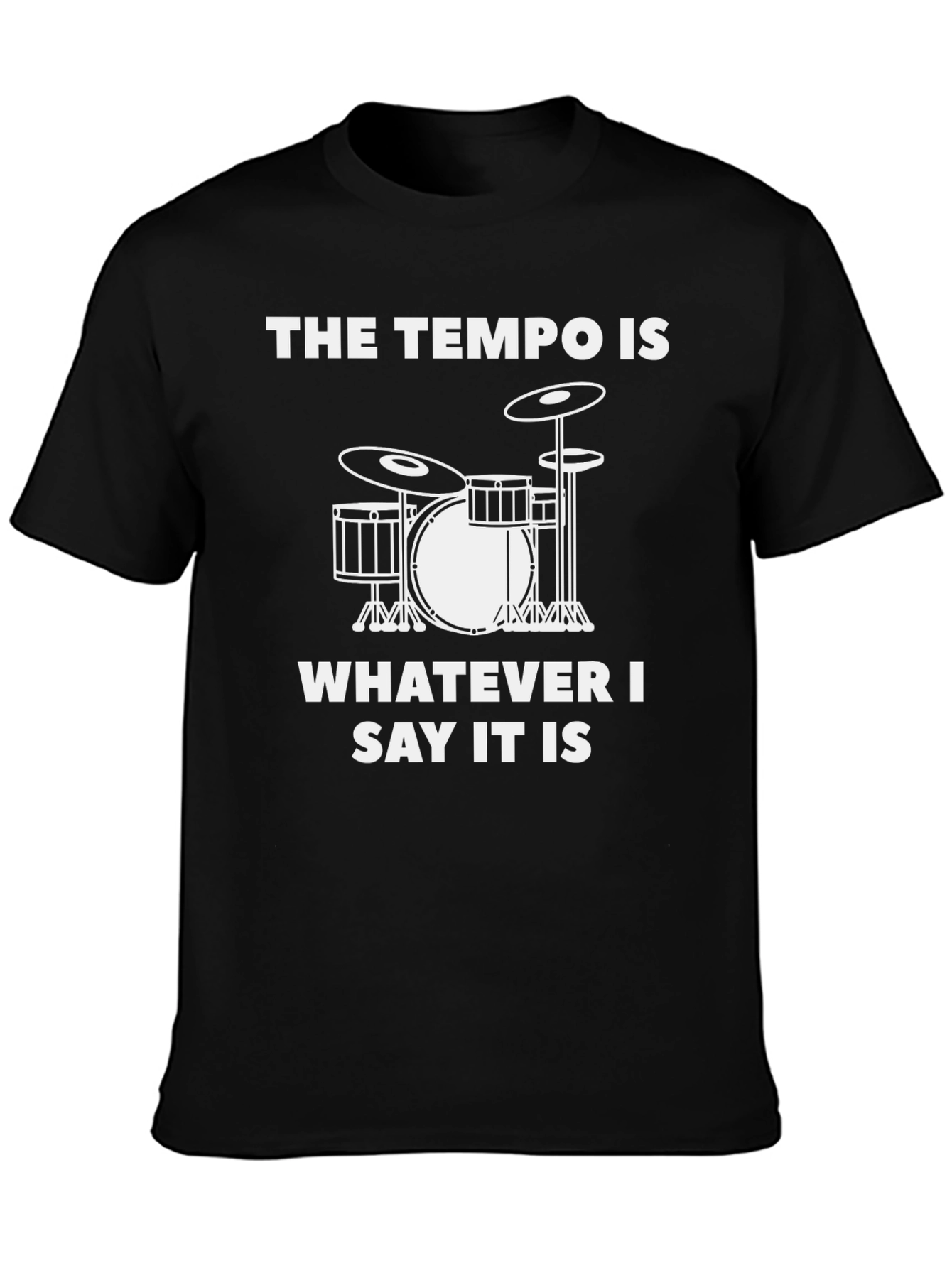 Tempo Drummer T-Shirt - Music Lover Tee