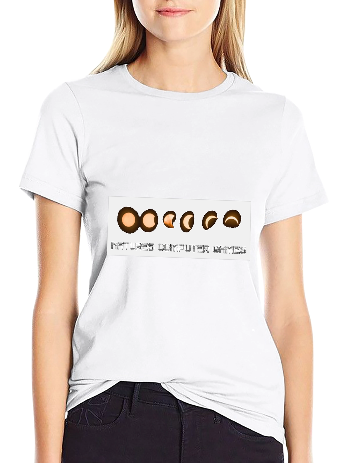 Natures Computer Games Black T-Shirt