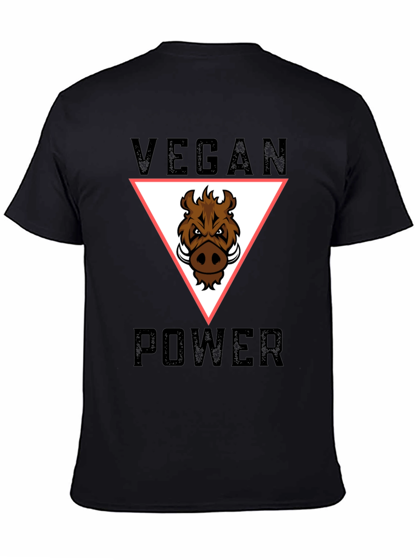Vegan Power T-Shirt - Boar Graphic Tee
