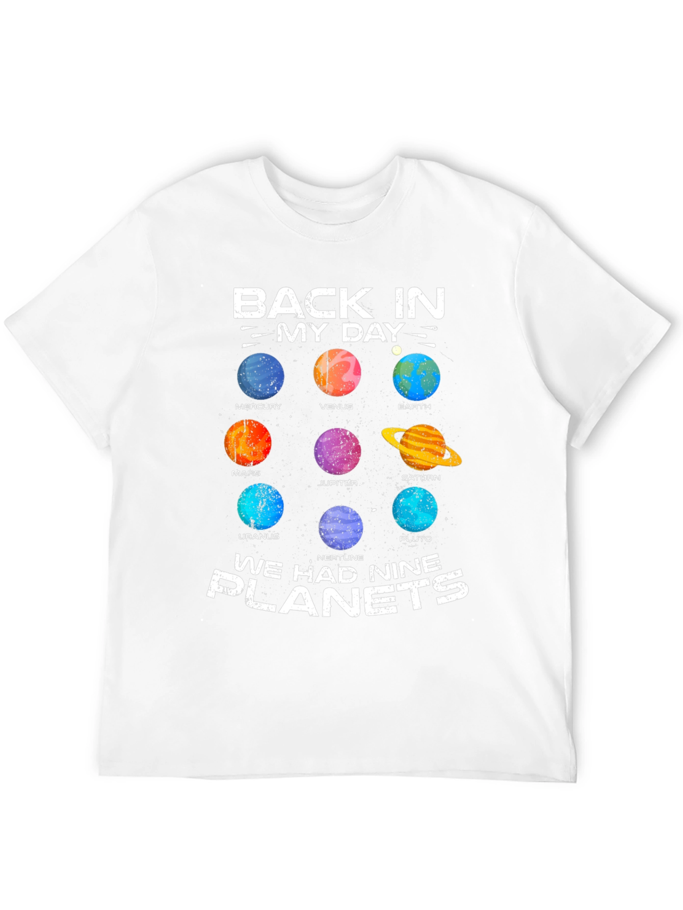 Retro Solar System T-Shirt - Nine Planets