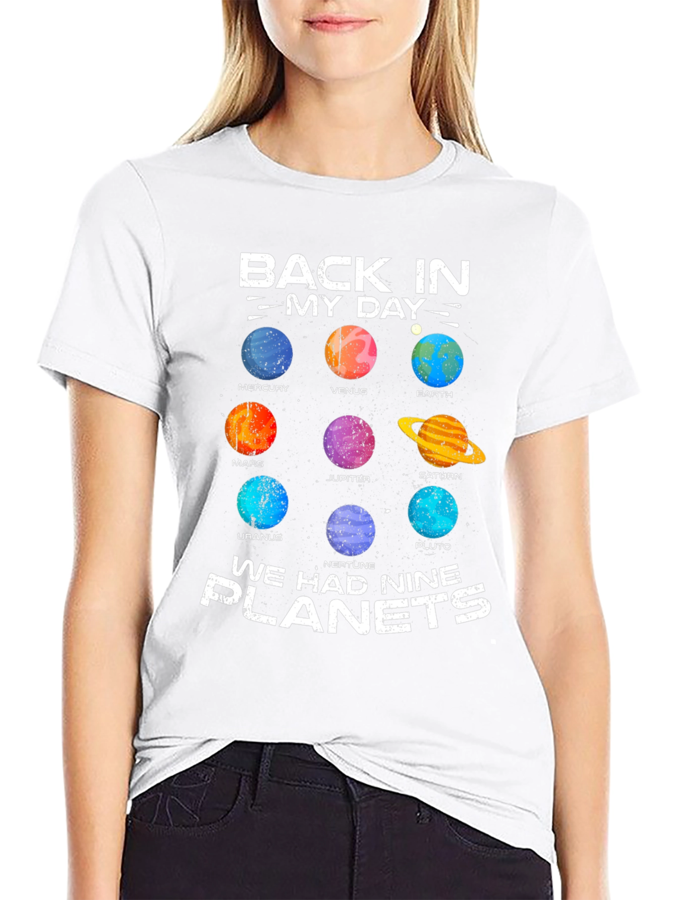 Retro Solar System T-Shirt - Nine Planets