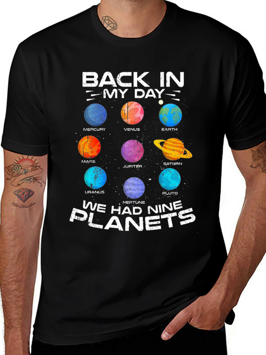 Retro Solar System T-Shirt - Nine Planets