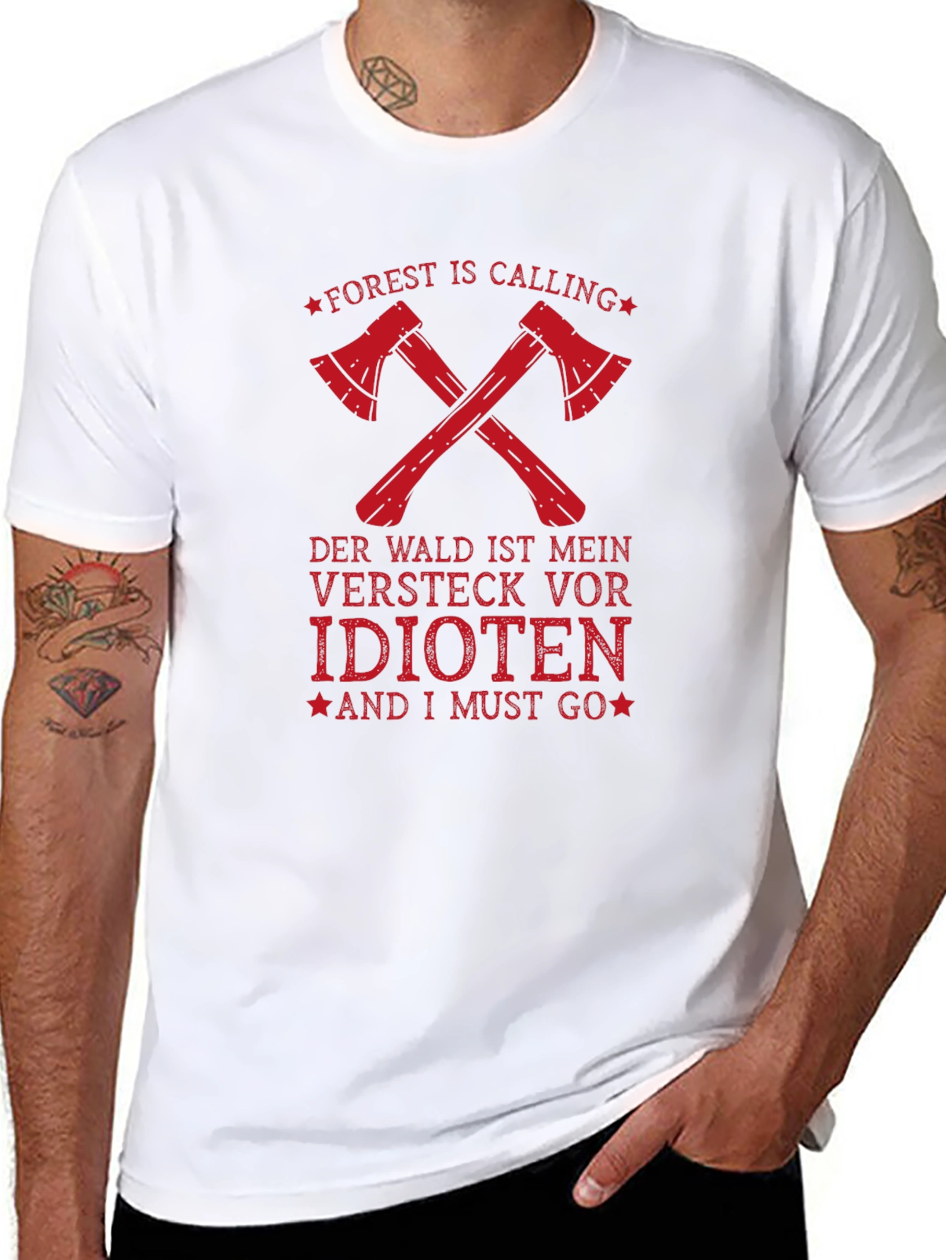 Forest Calling Mens Graphic T-Shirt