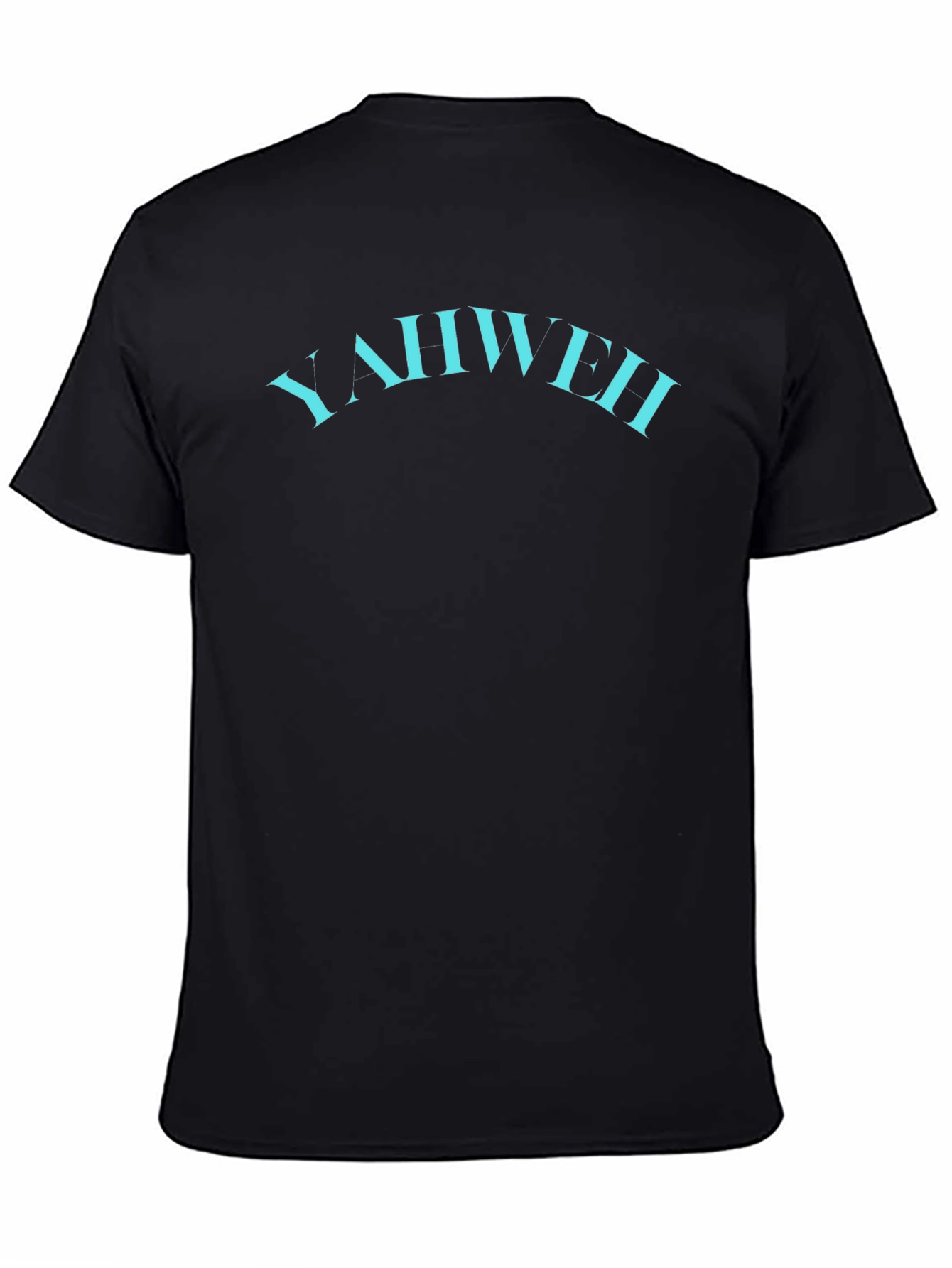 YAHWEH Graphic Tee - Modern Black T-Shirt