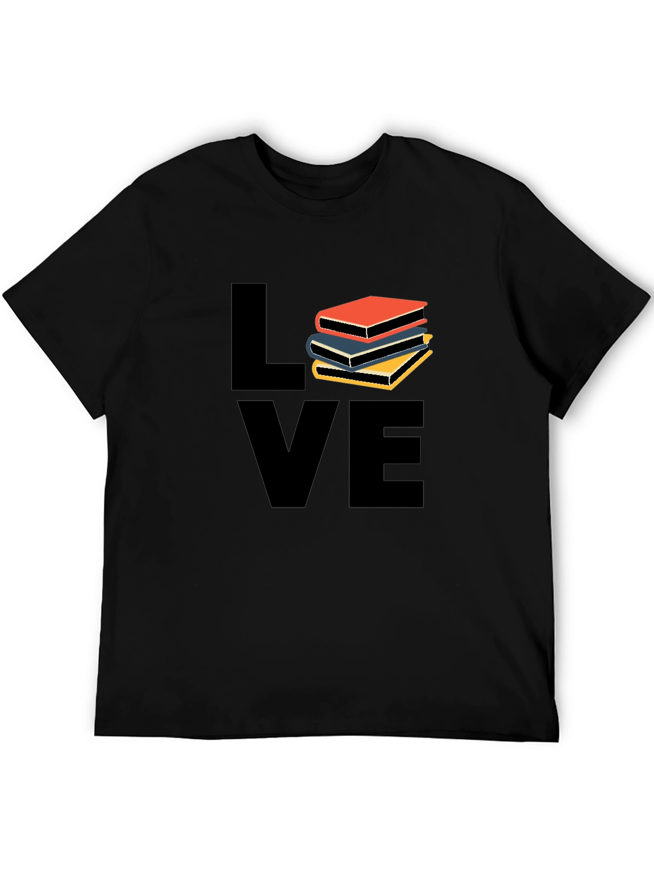 Book Lover Black T-Shirt