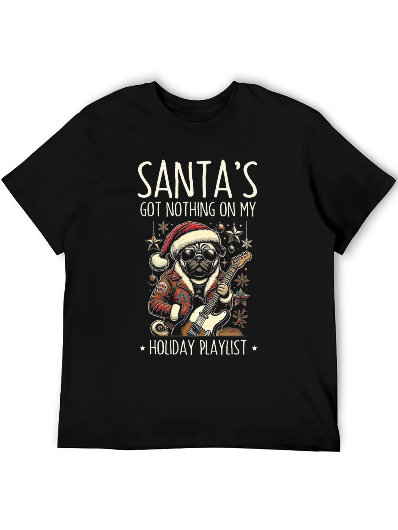 Santas Holiday Playlist T-Shirt