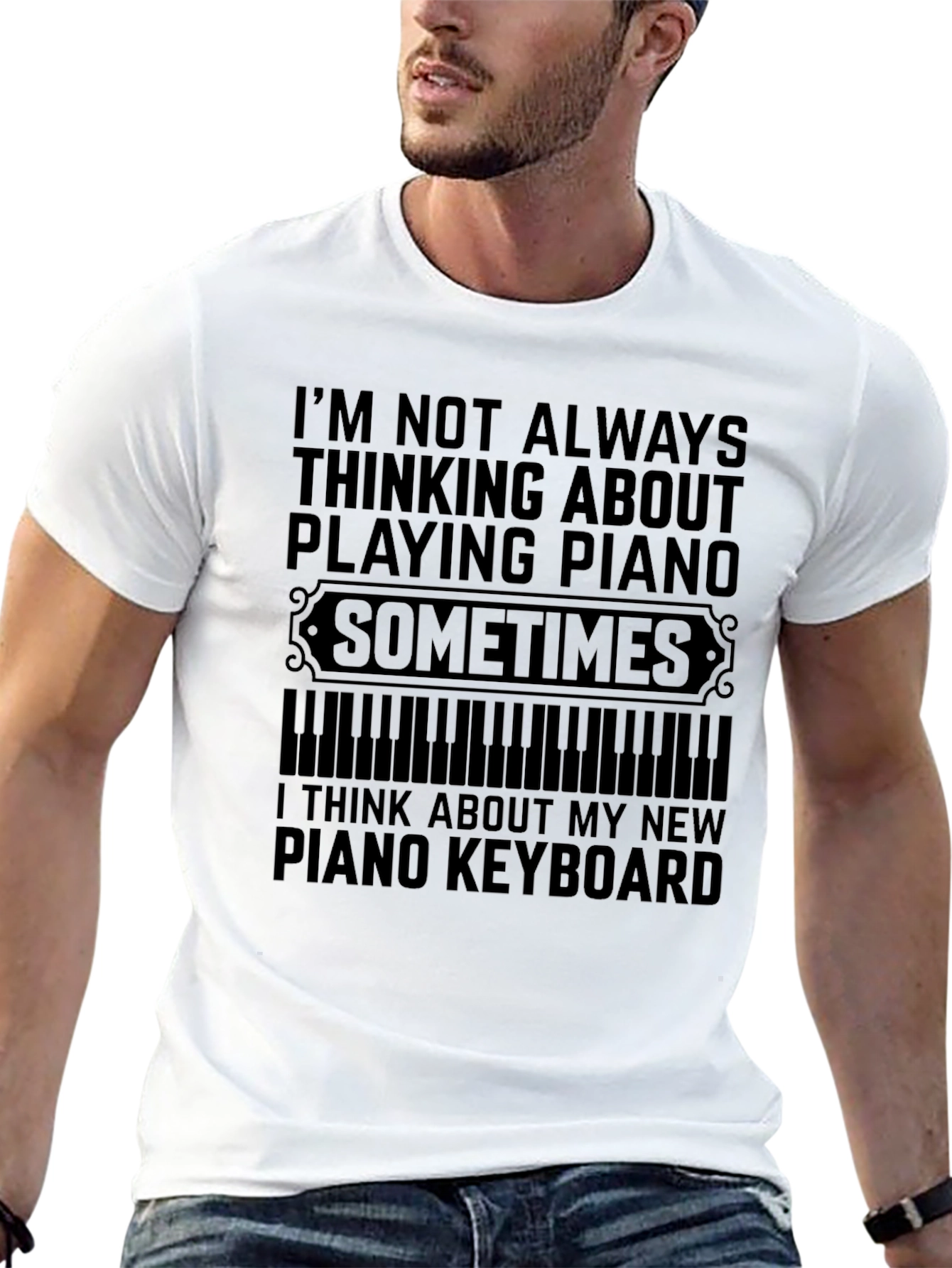 Funny Piano T-Shirt - Keyboard Player Gift