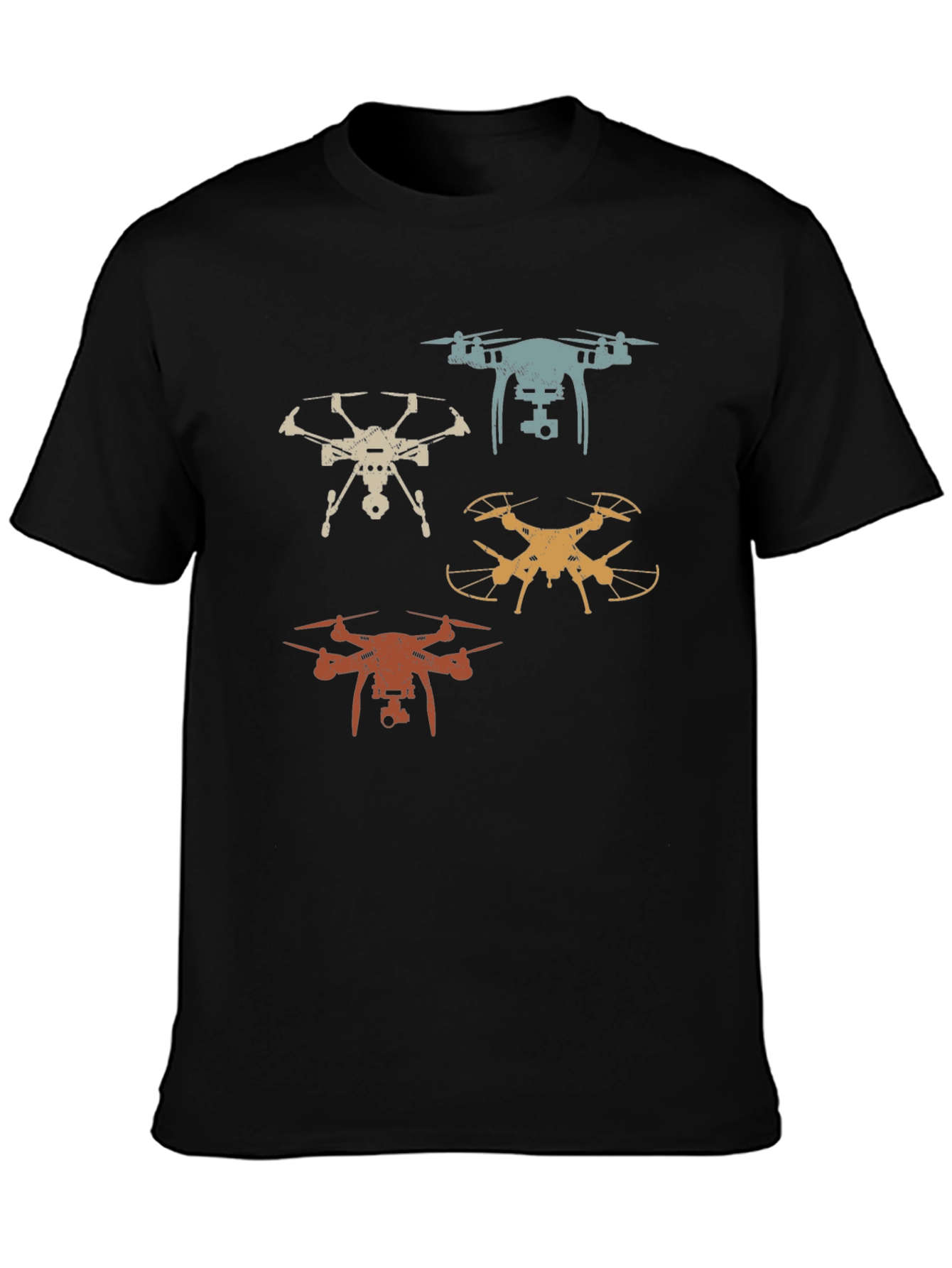 Drone Silhouette Graphic Tee - Pilot Style