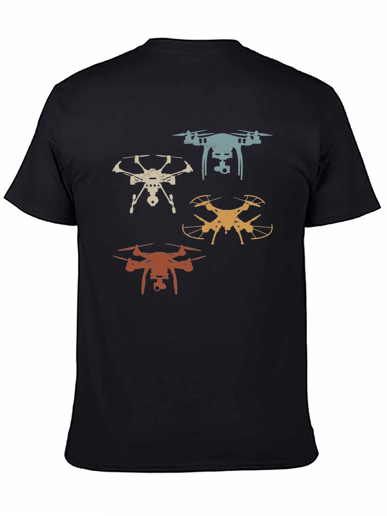 Drone Silhouette Graphic Tee - Pilot Style