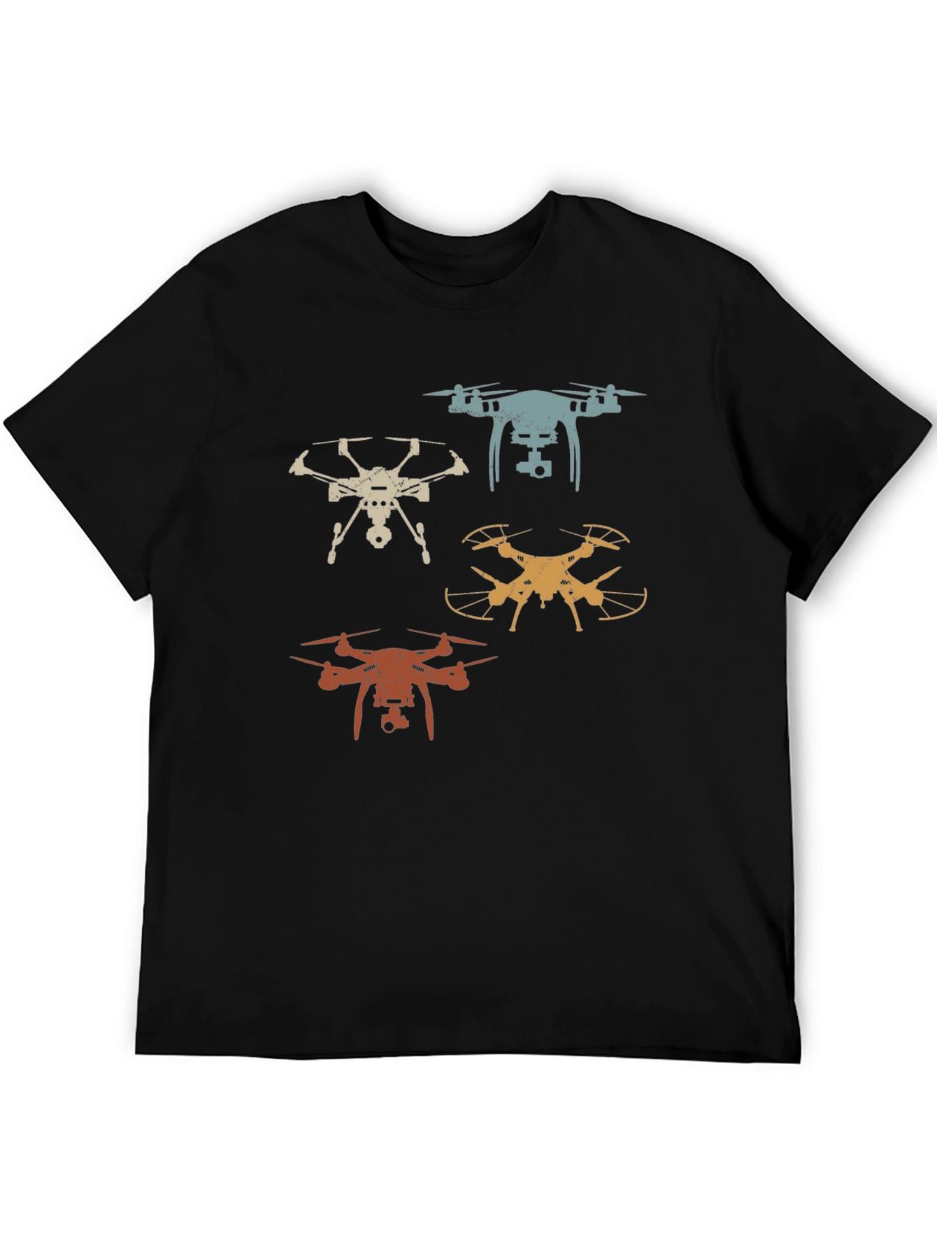 Drone Silhouette Graphic Tee - Pilot Style