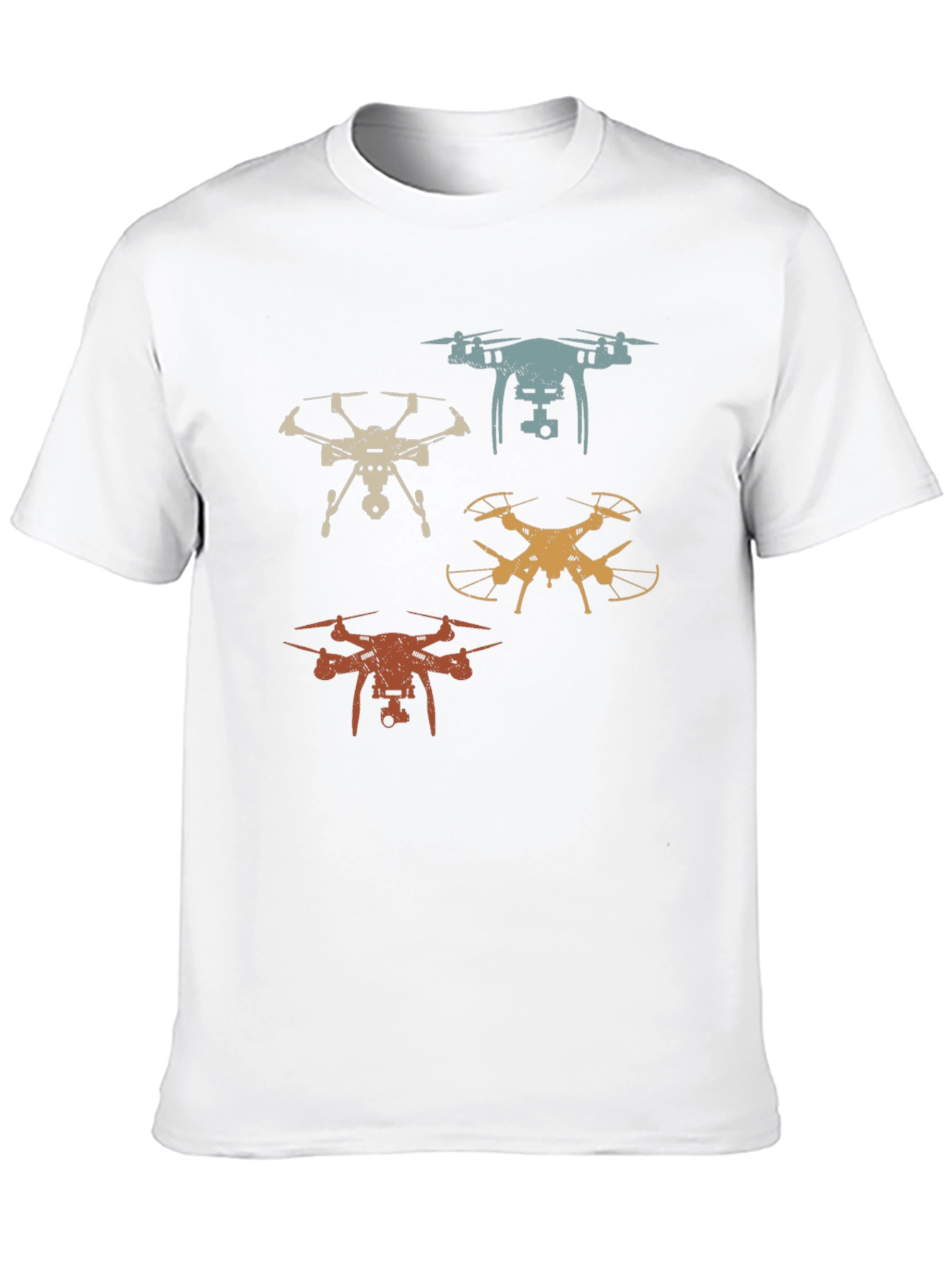 Drone Silhouette Graphic Tee - Pilot Style