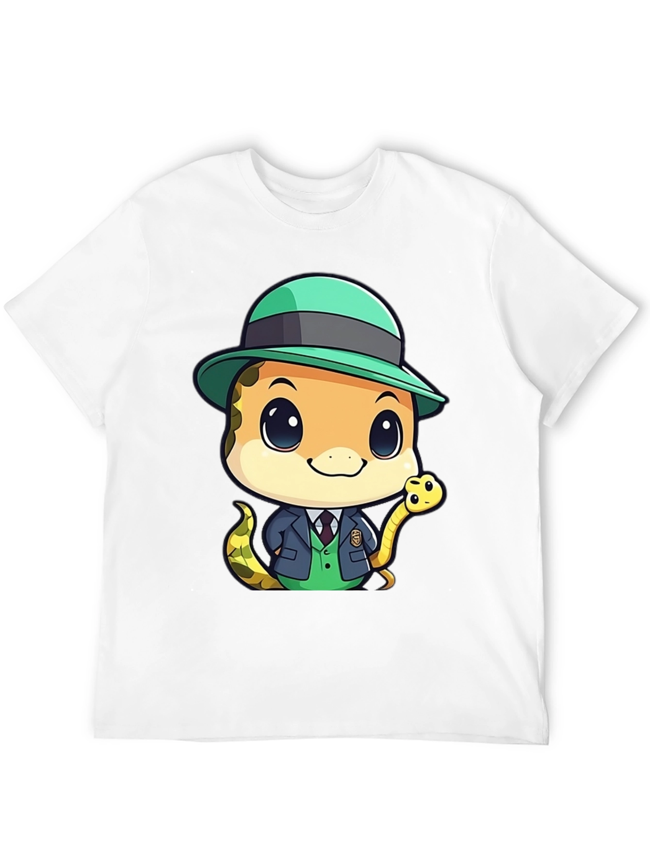 Cute Snake Detective T-Shirt