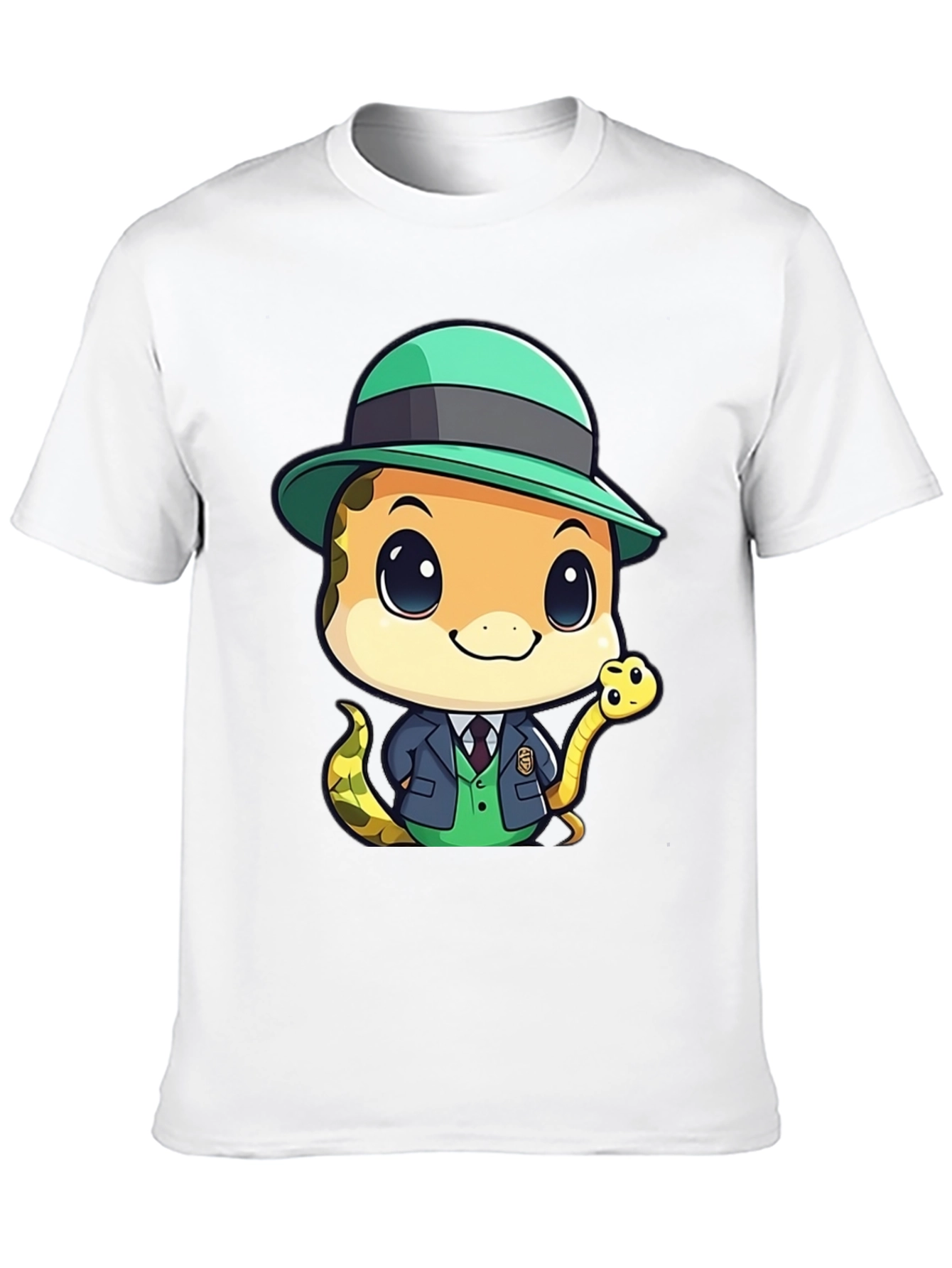 Cute Snake Detective T-Shirt