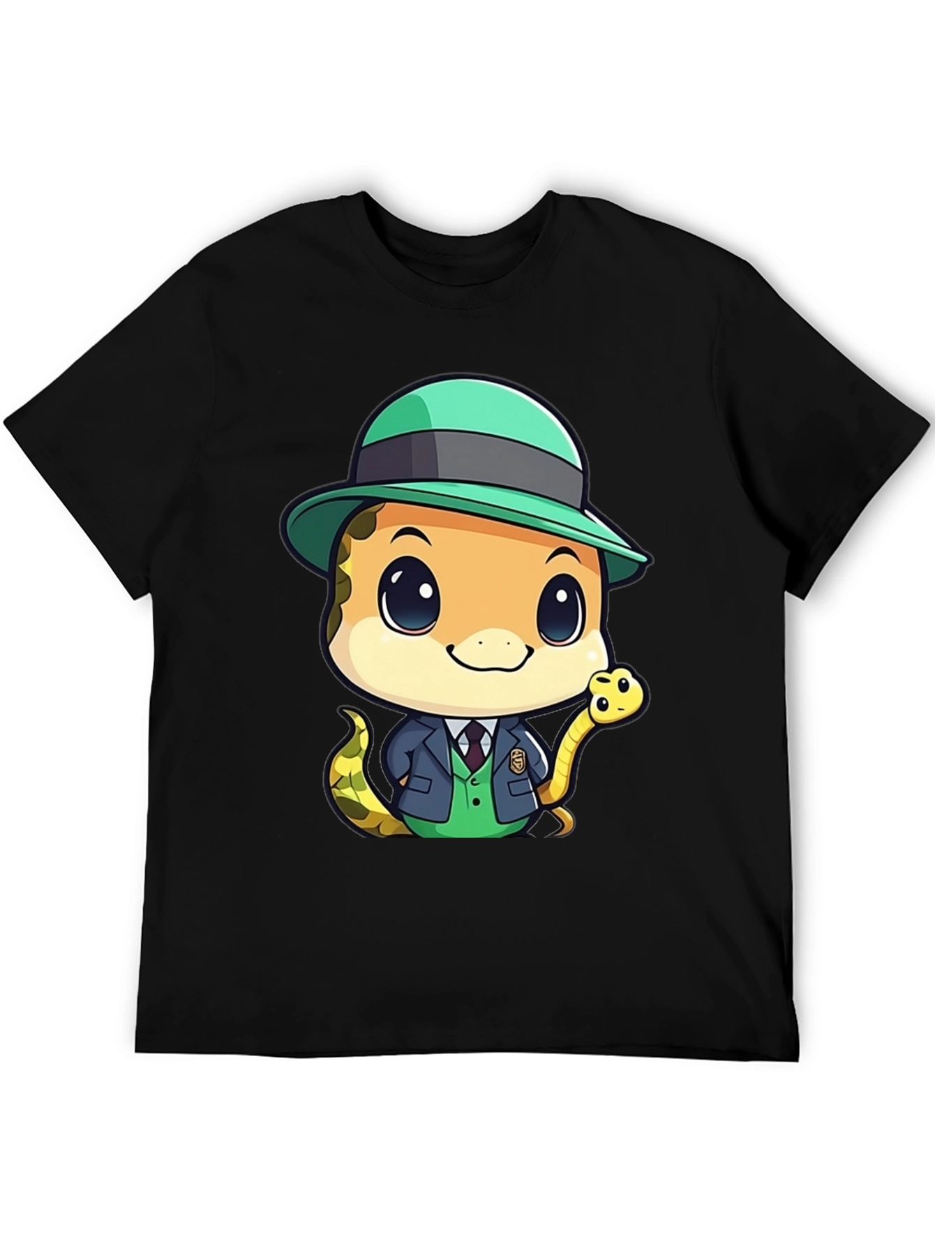 Cute Snake Detective T-Shirt