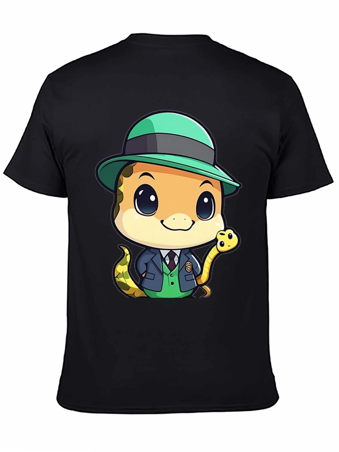 Cute Snake Detective T-Shirt
