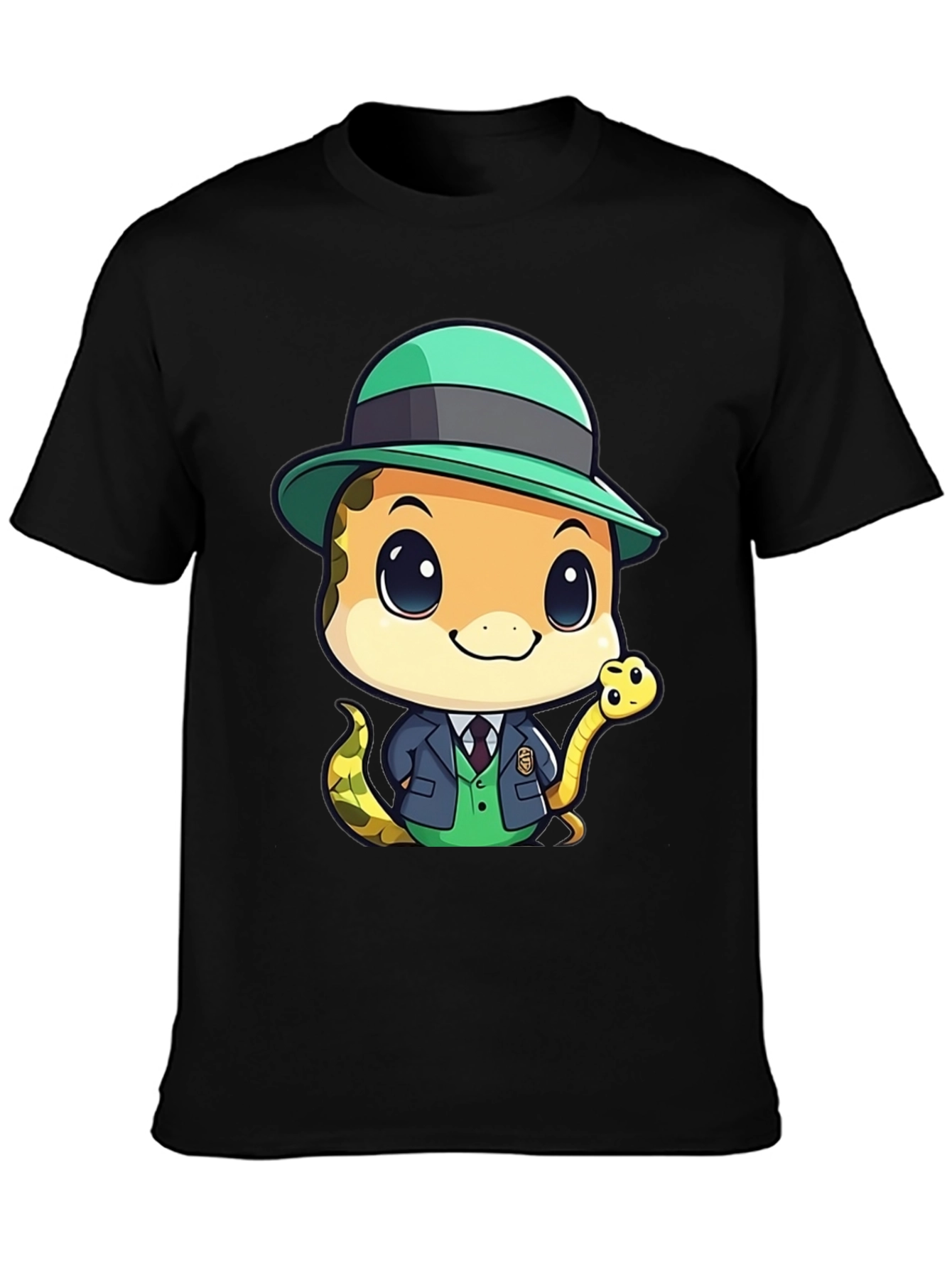 Cute Snake Detective T-Shirt
