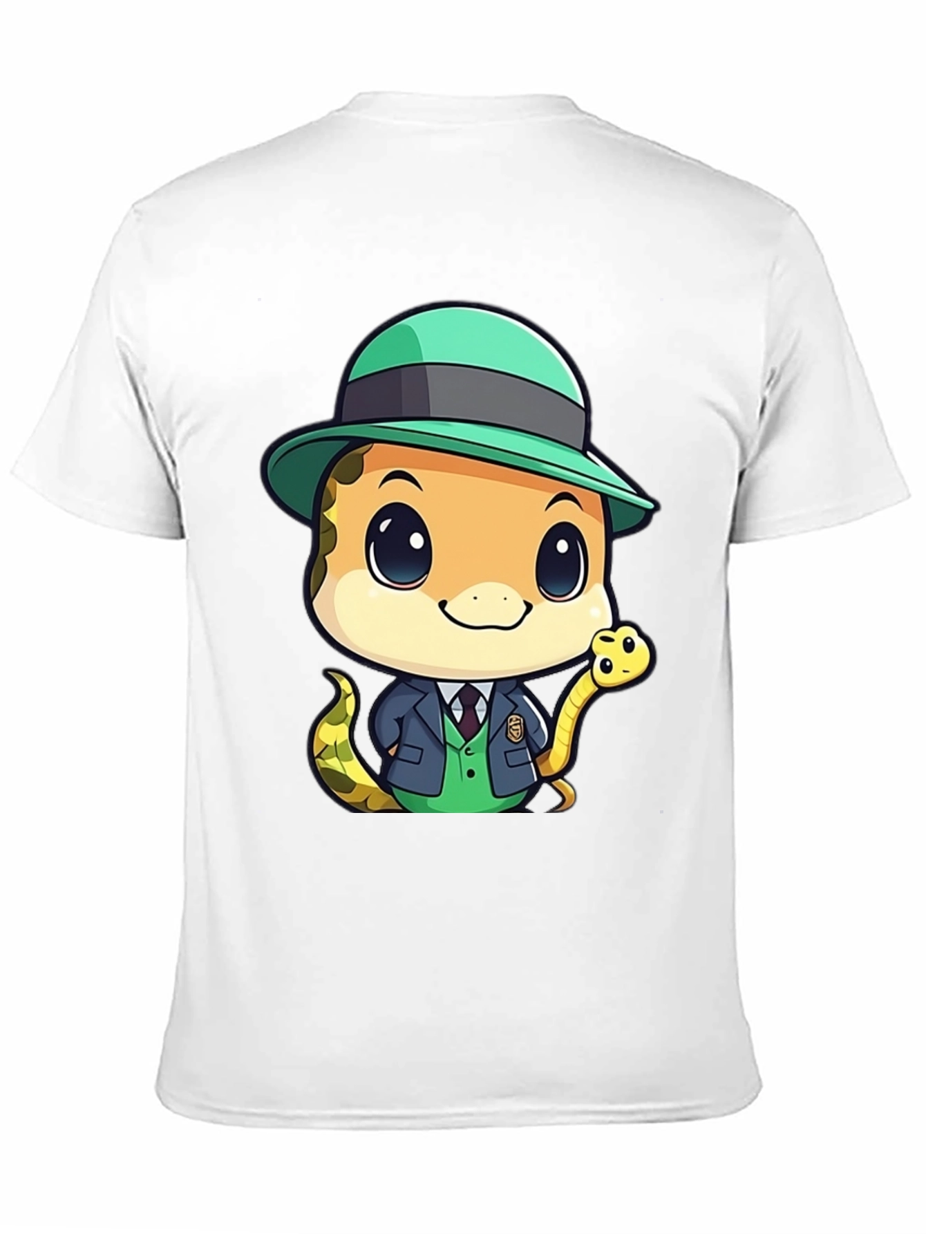 Cute Snake Detective T-Shirt