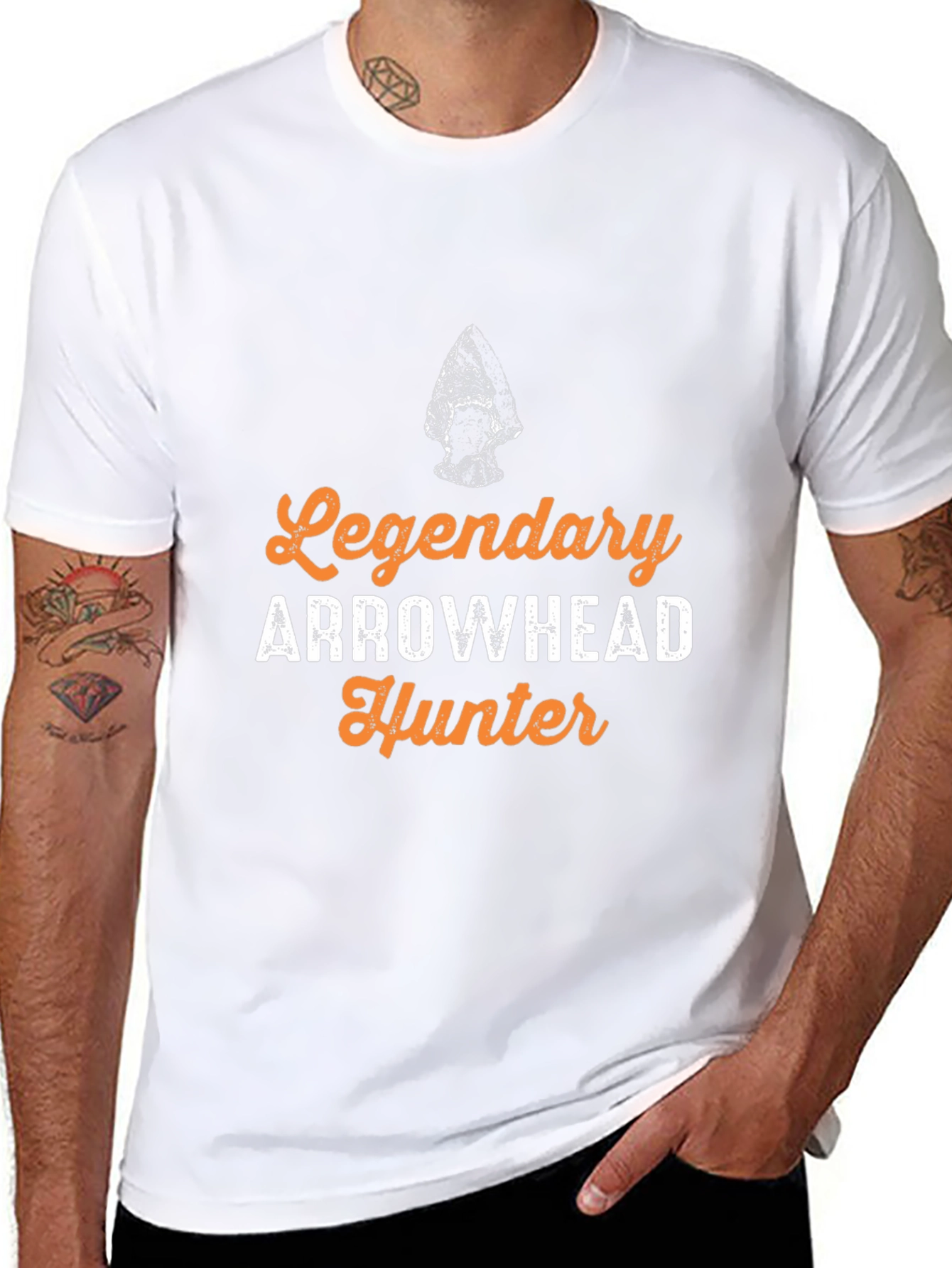Legendary Arrowhead Hunter Graphic Tee - Black