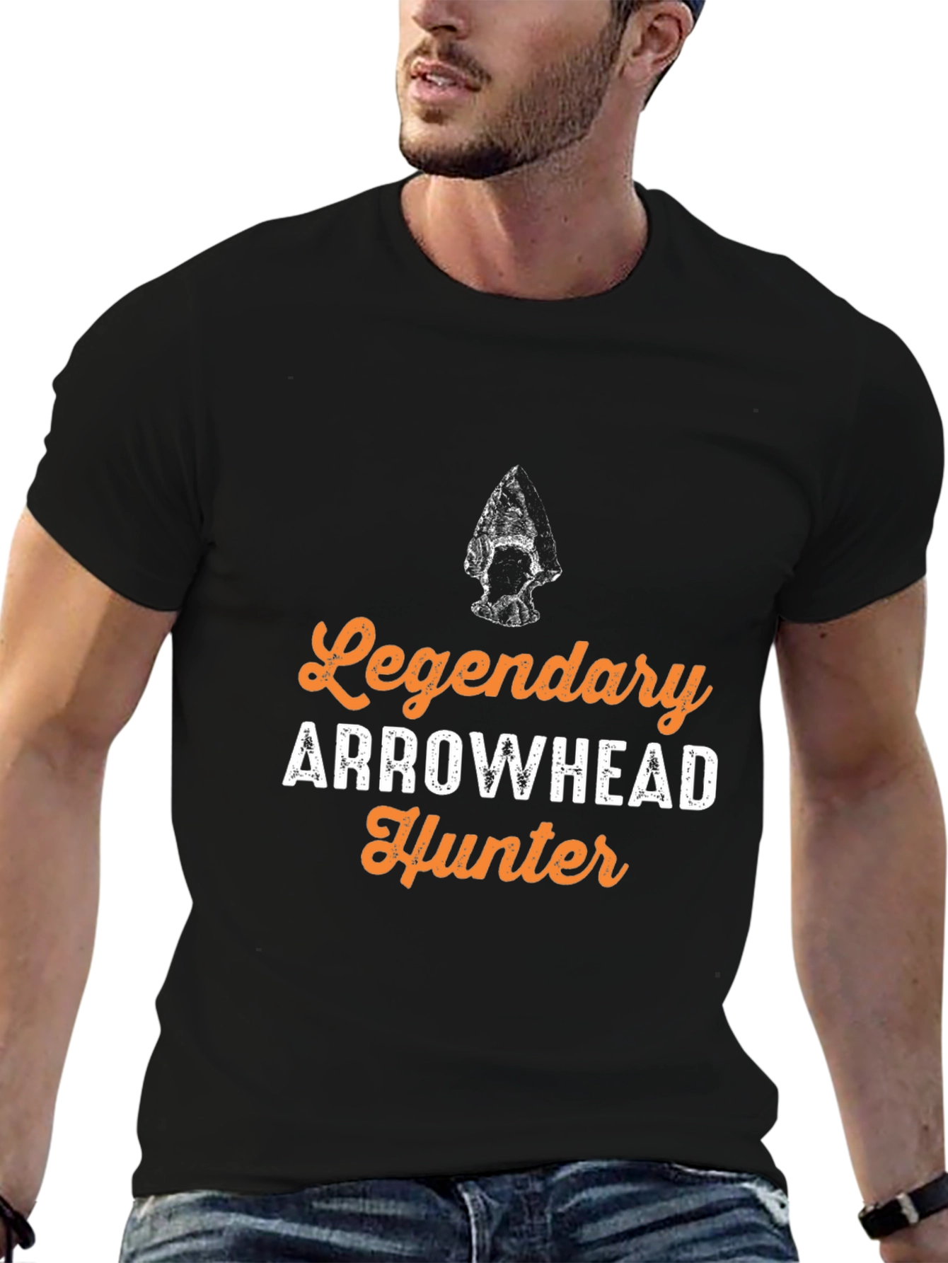 Legendary Arrowhead Hunter Graphic Tee - Black