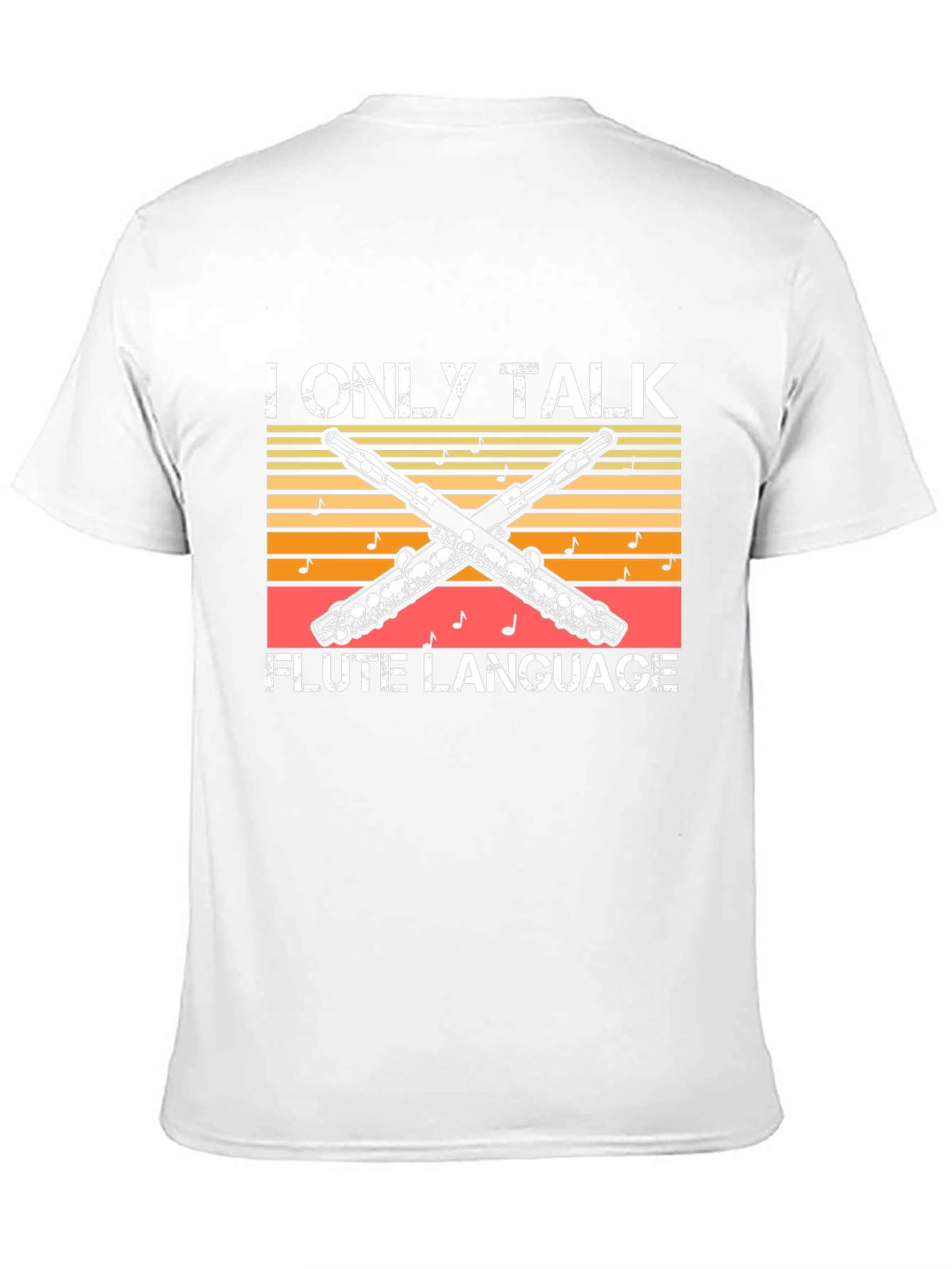 I Only Talk Flute Language T-Shirt
