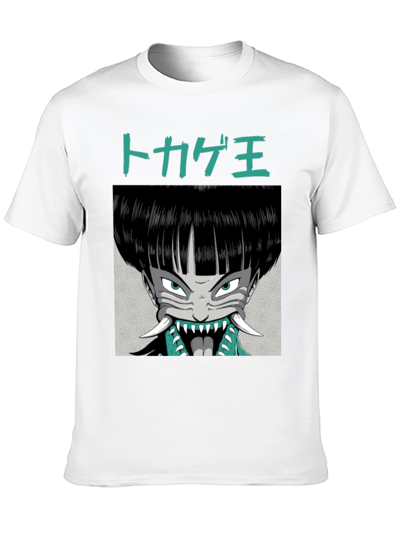 Anime Graphic T-Shirt - Japanese Demon Design