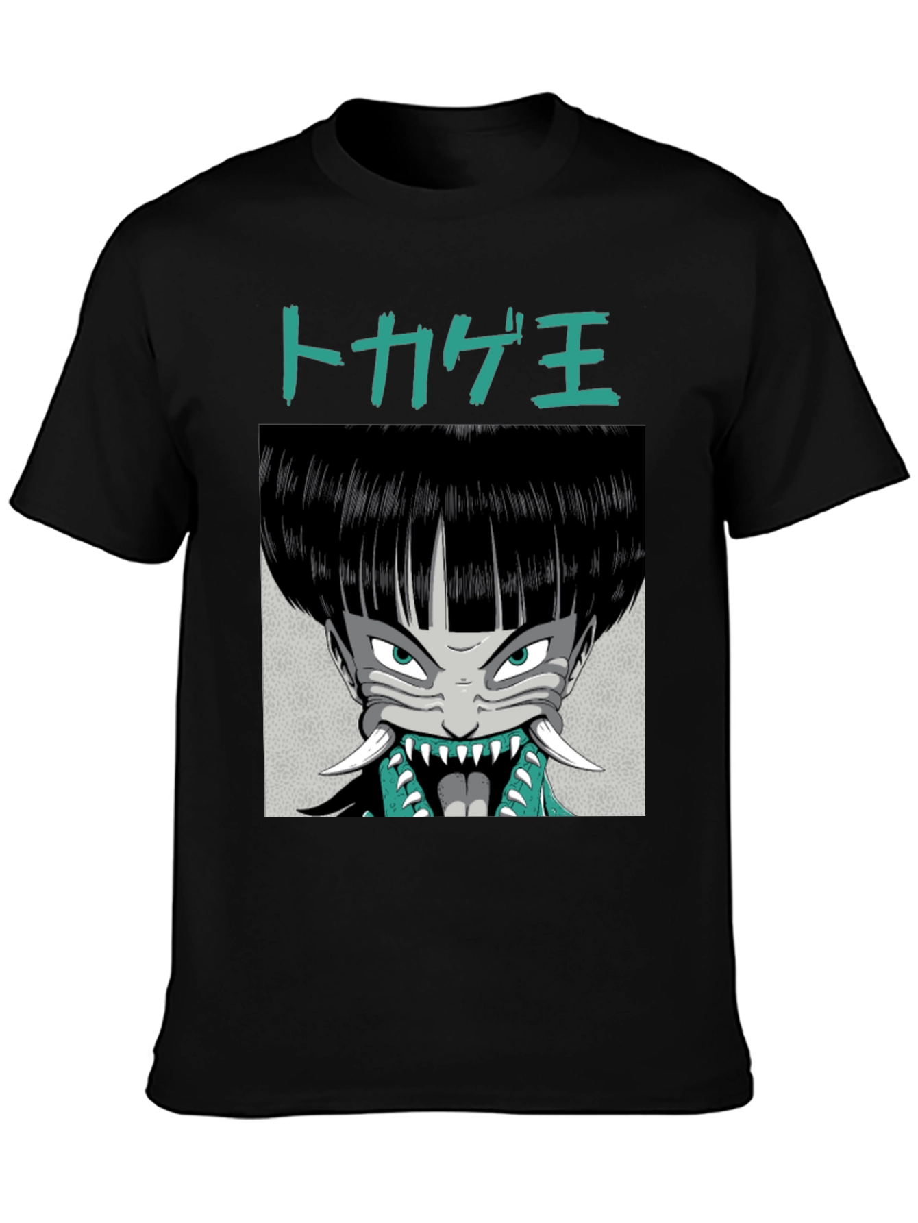 Anime Graphic T-Shirt - Japanese Demon Design