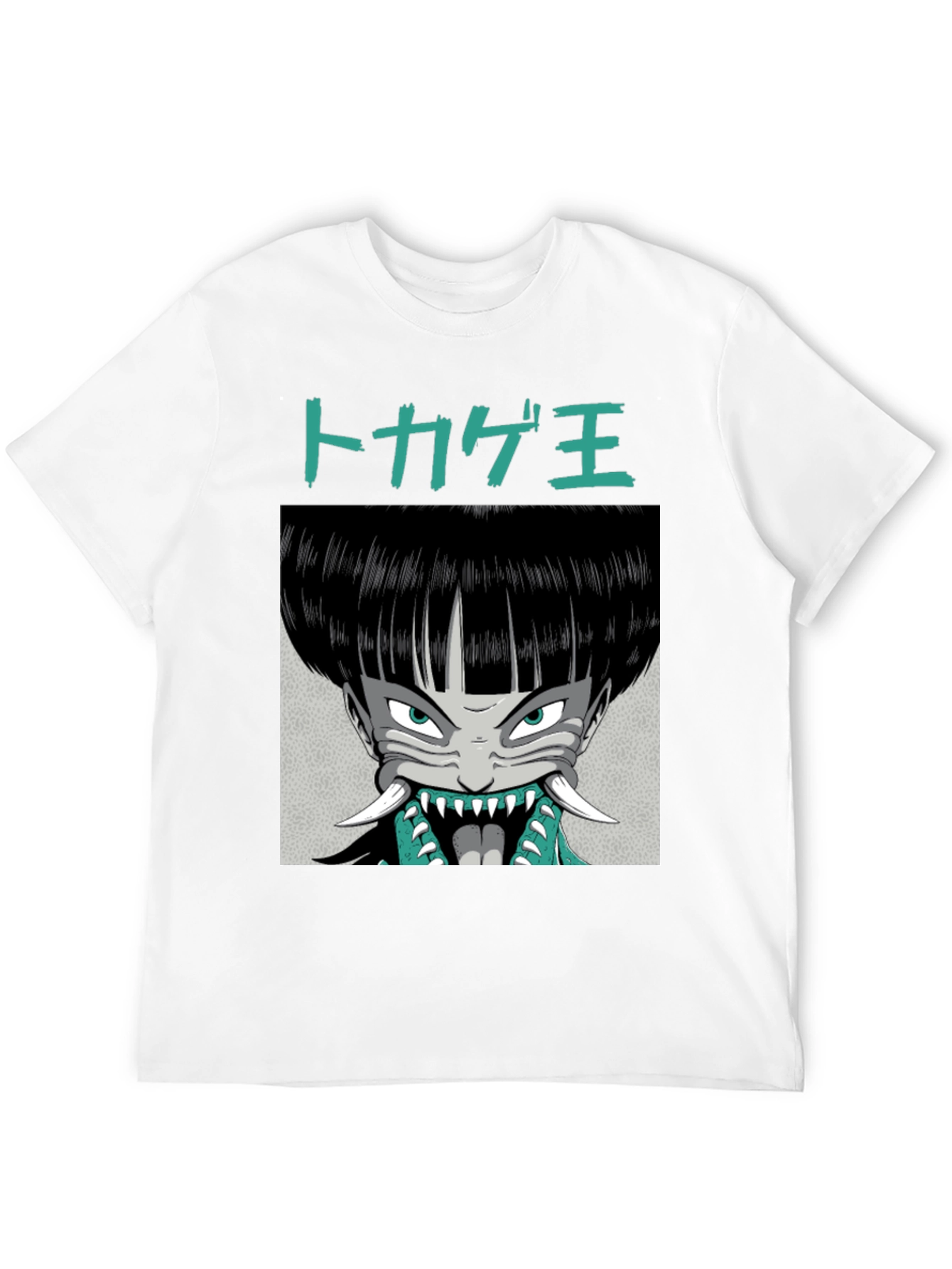 Anime Graphic T-Shirt - Japanese Demon Design