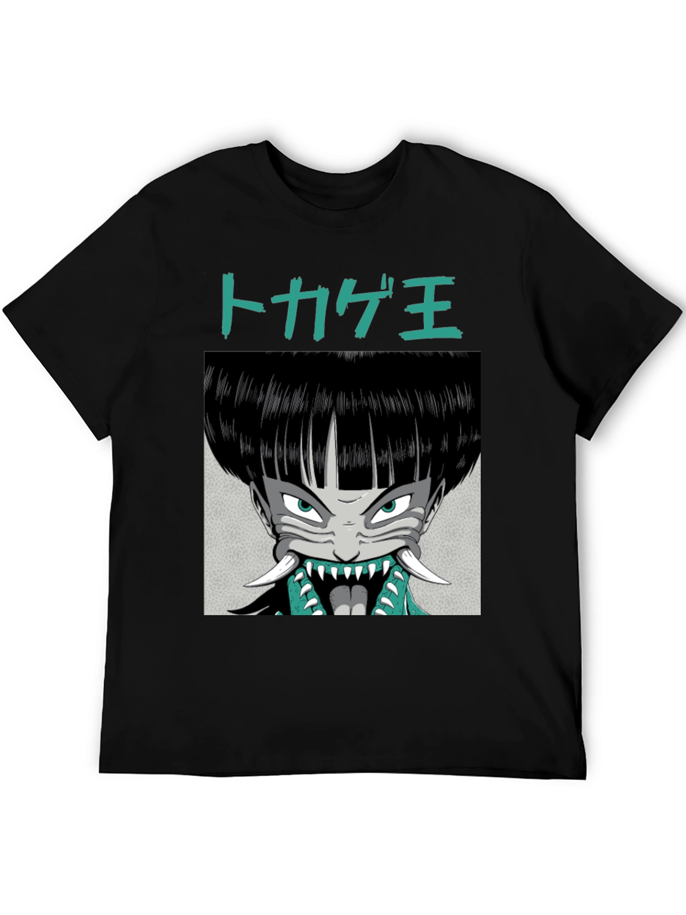 Anime Graphic T-Shirt - Japanese Demon Design