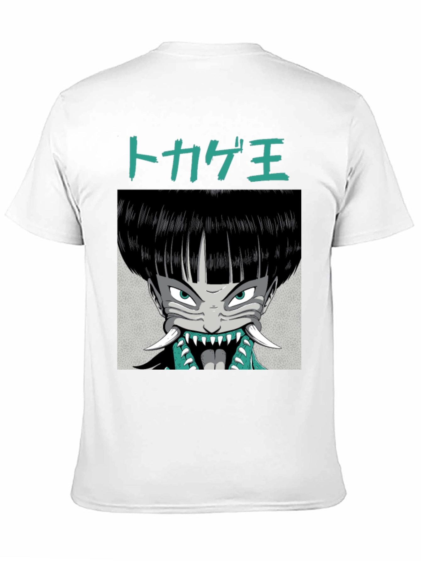 Anime Graphic T-Shirt - Japanese Demon Design