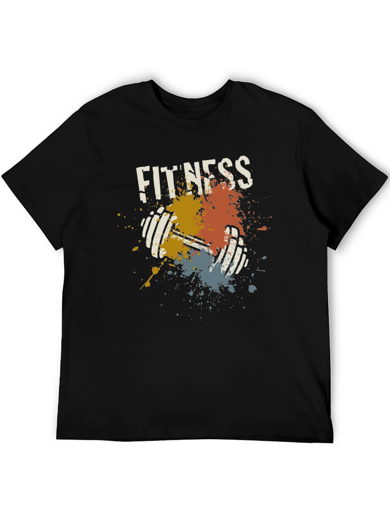Fitness Dumbbell Graphic T-Shirt