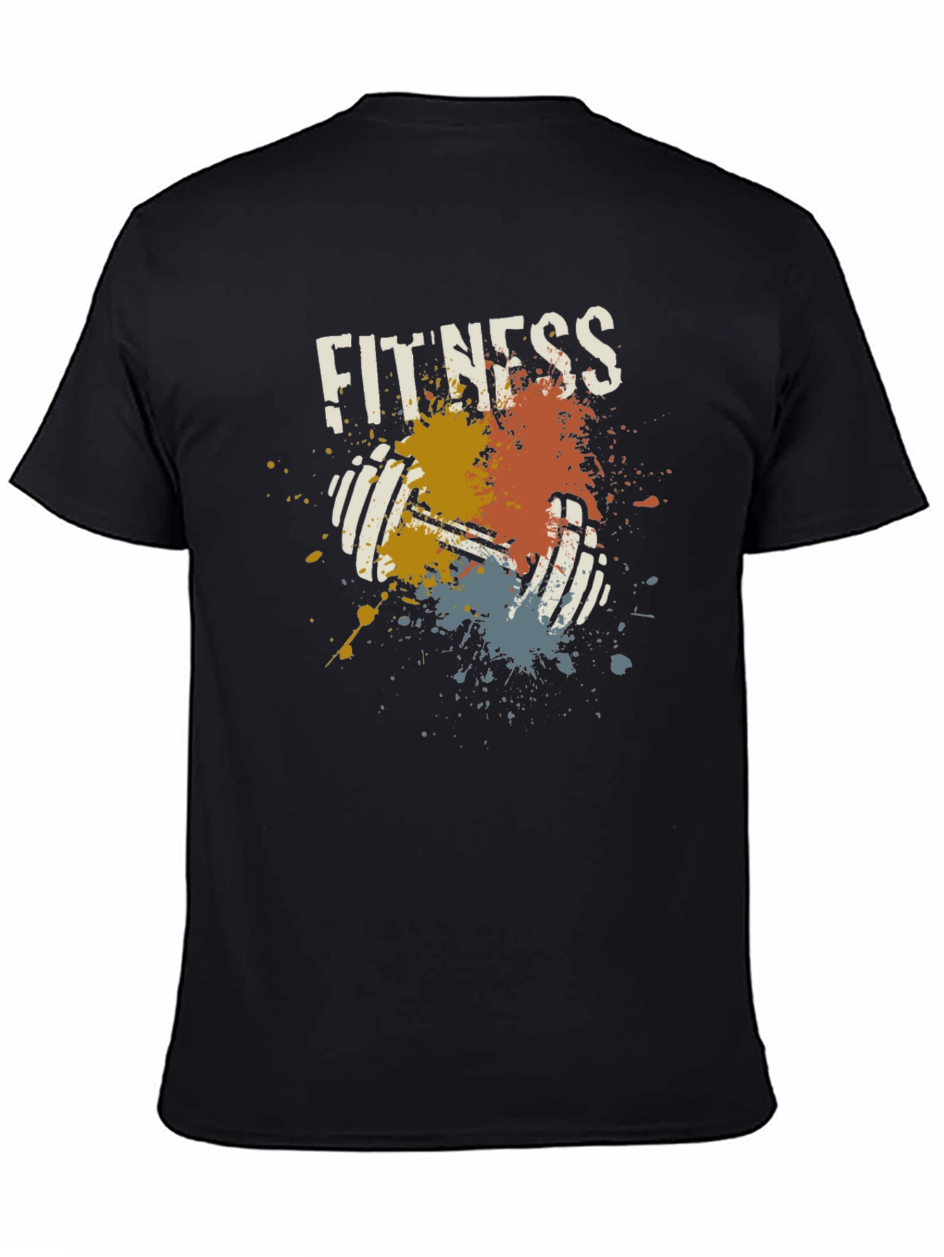 Fitness Dumbbell Graphic T-Shirt