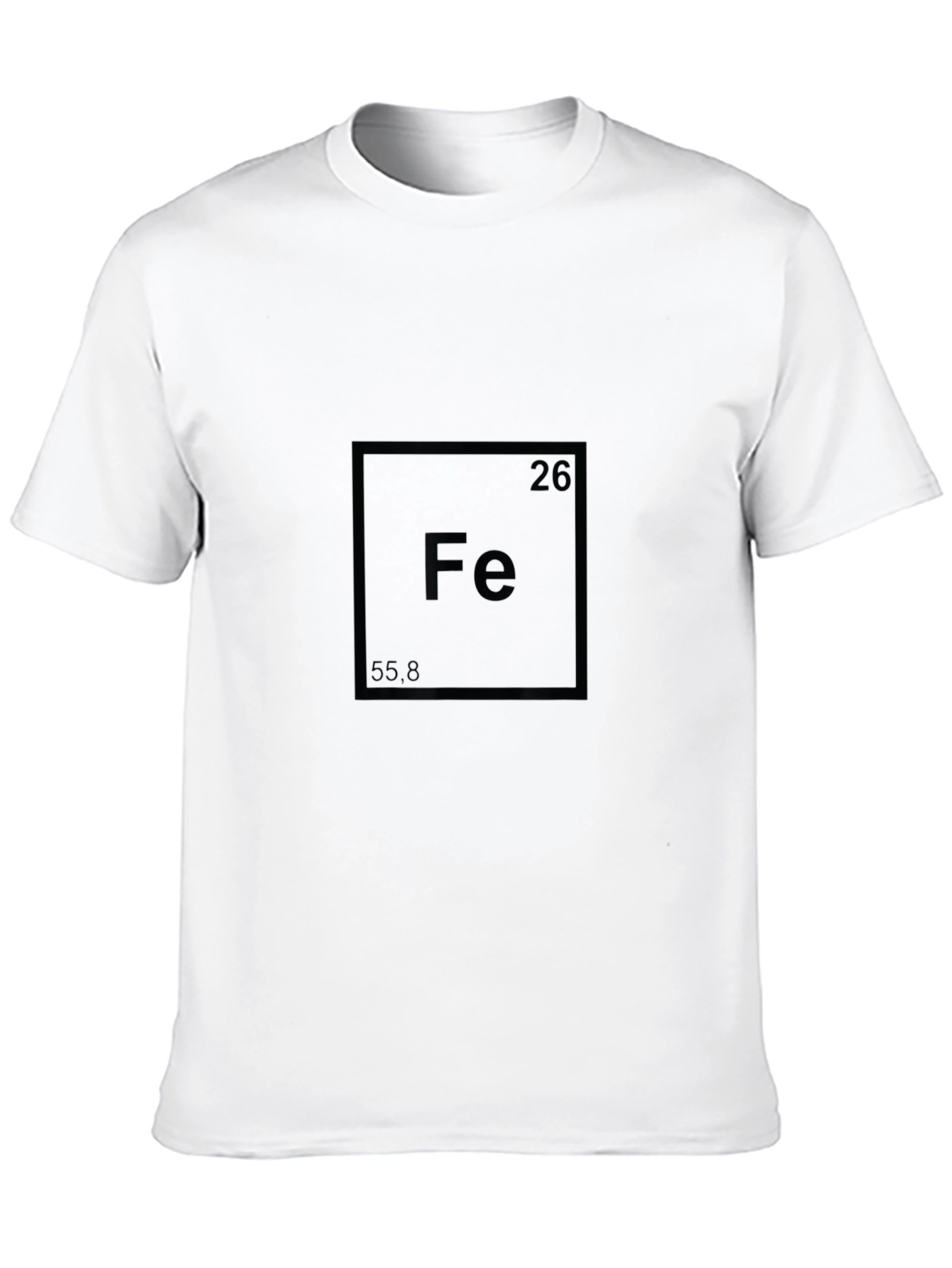 Iron Element Periodic Table T-Shirt - Cool Science Tee