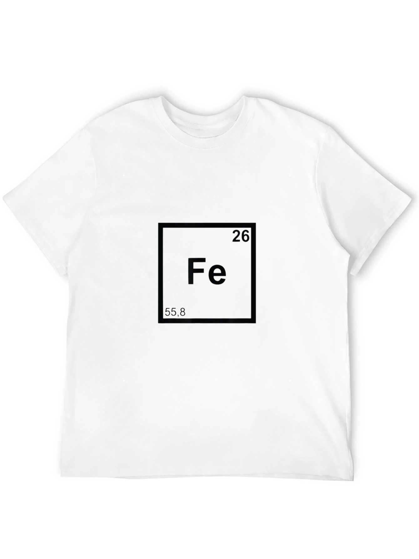 Iron Element Periodic Table T-Shirt - Cool Science Tee