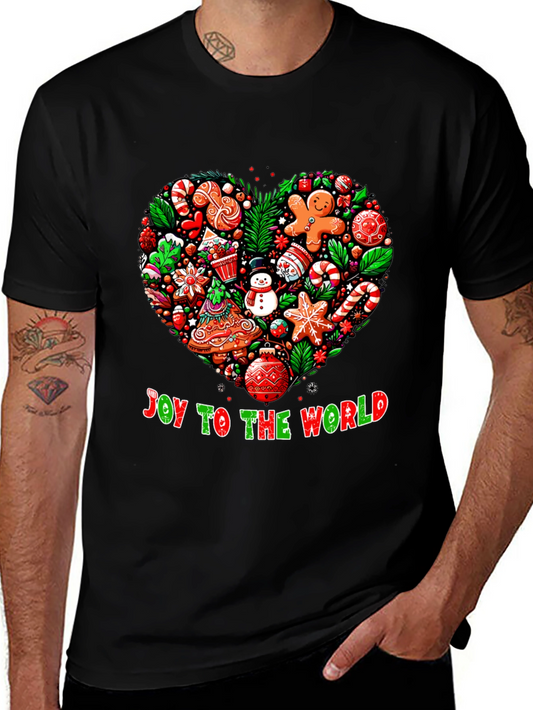 Festive Joy to the World Christmas T-Shirt