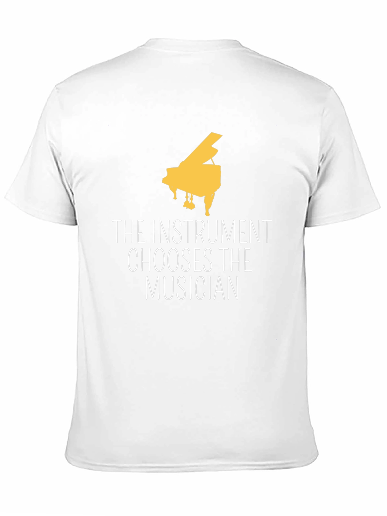 The Instrument Chooses Musician Black Tee