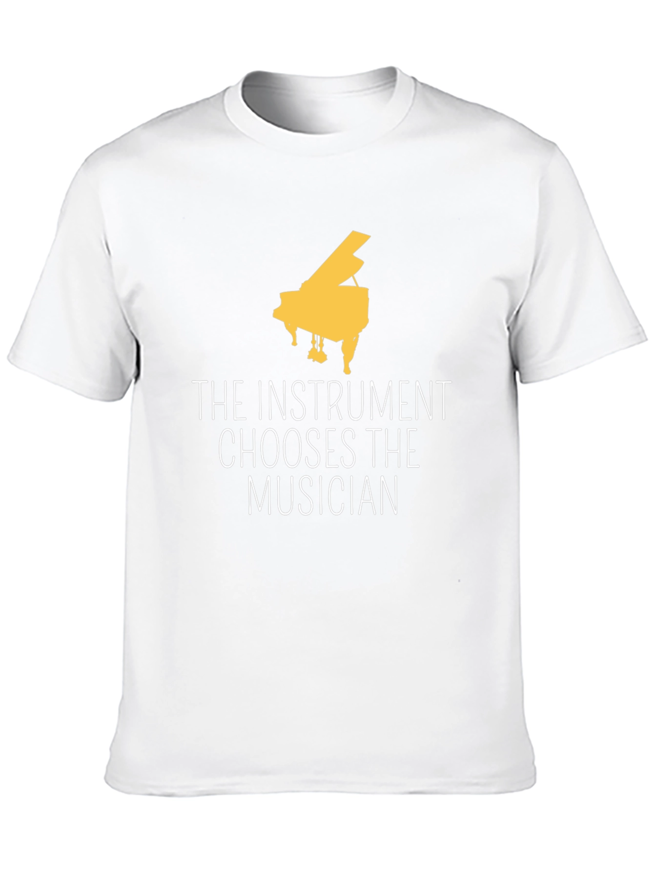 The Instrument Chooses Musician Black Tee