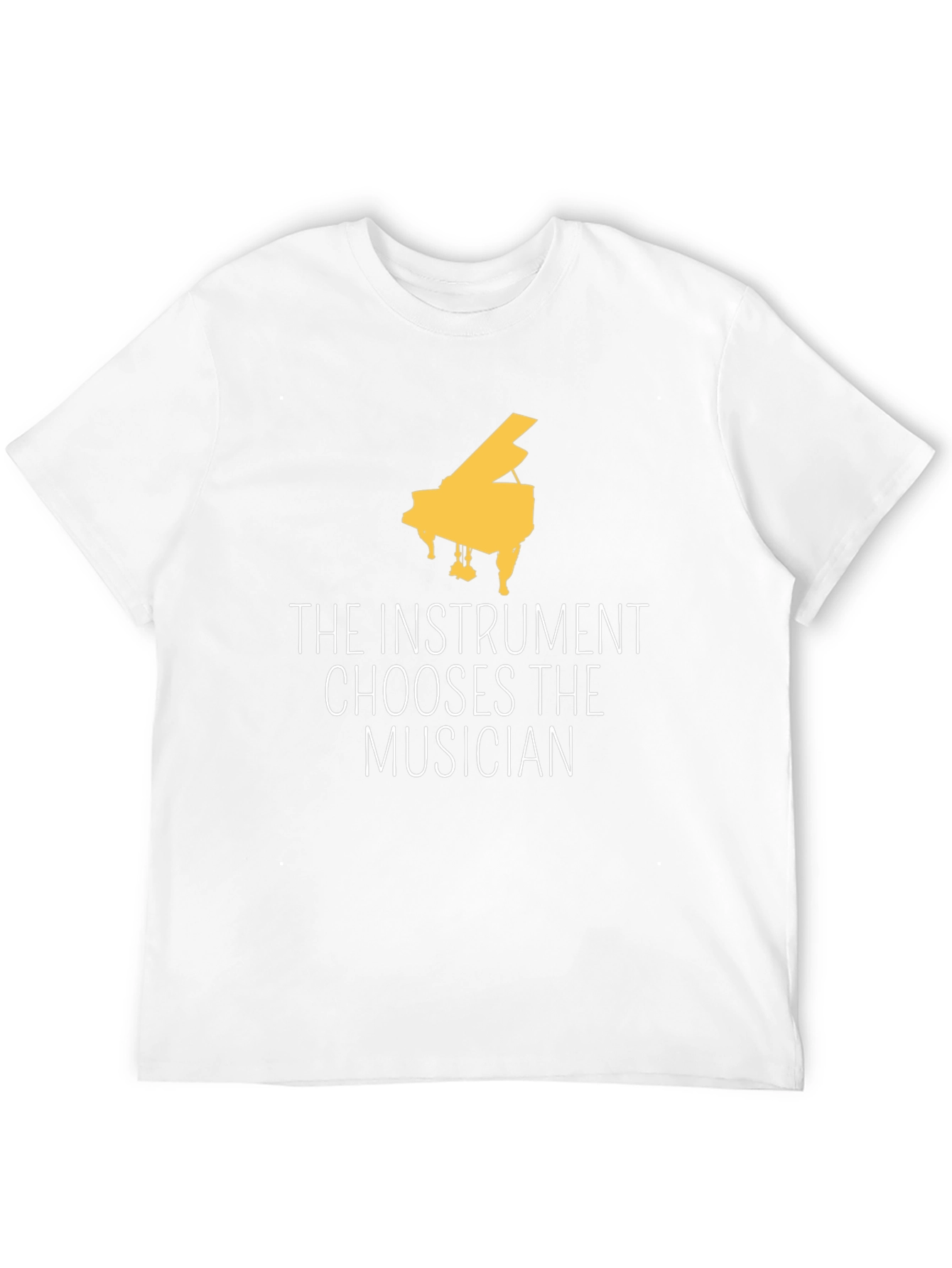 The Instrument Chooses Musician Black Tee