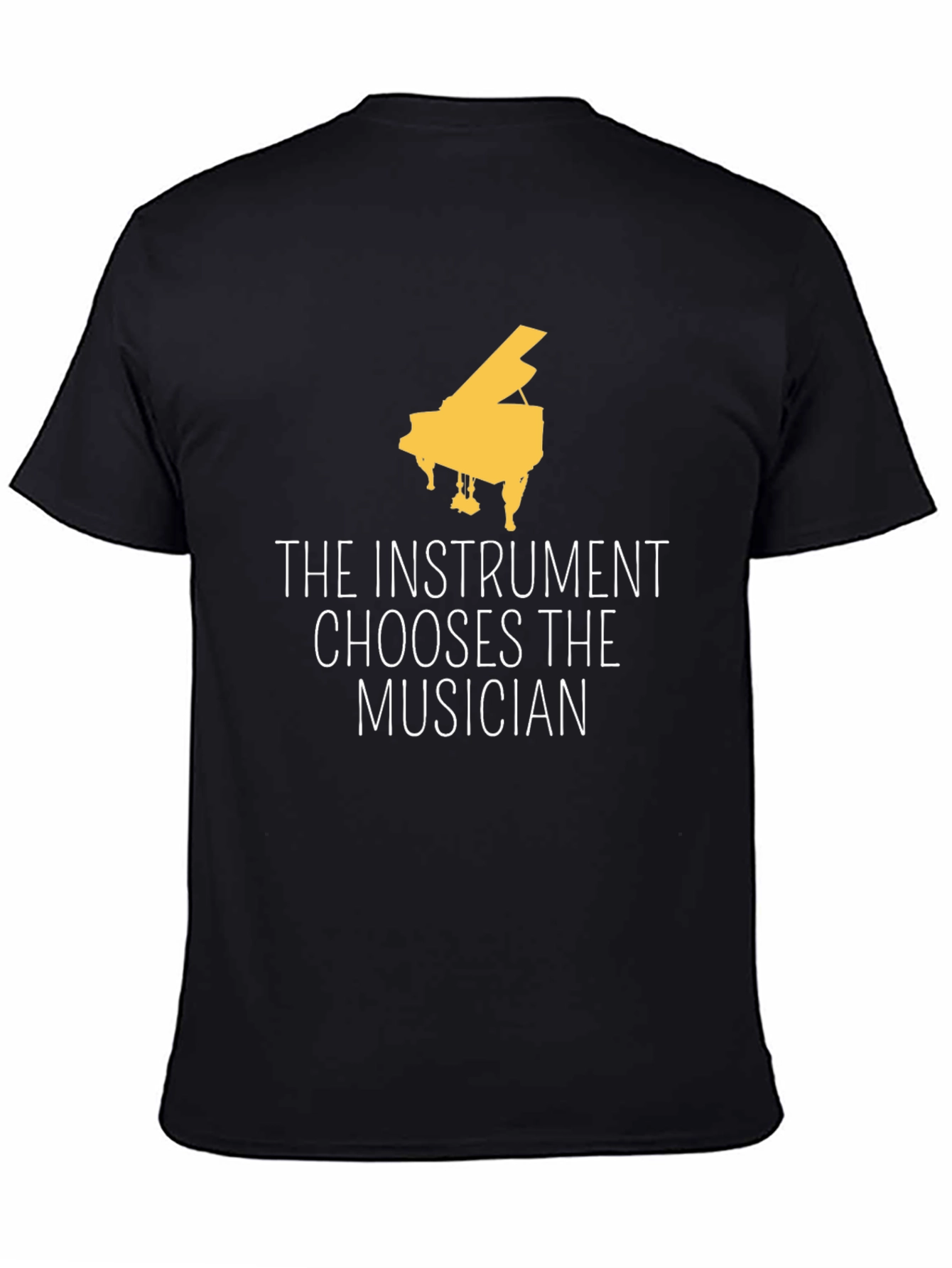 The Instrument Chooses Musician Black Tee