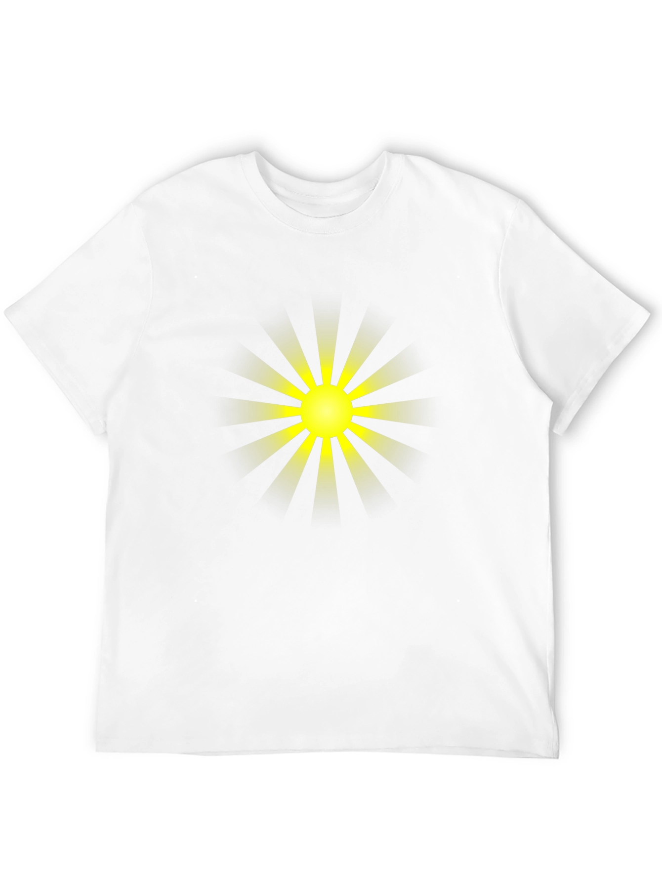 Radiant Sun Graphic Tee - Stylish Black T-Shirt