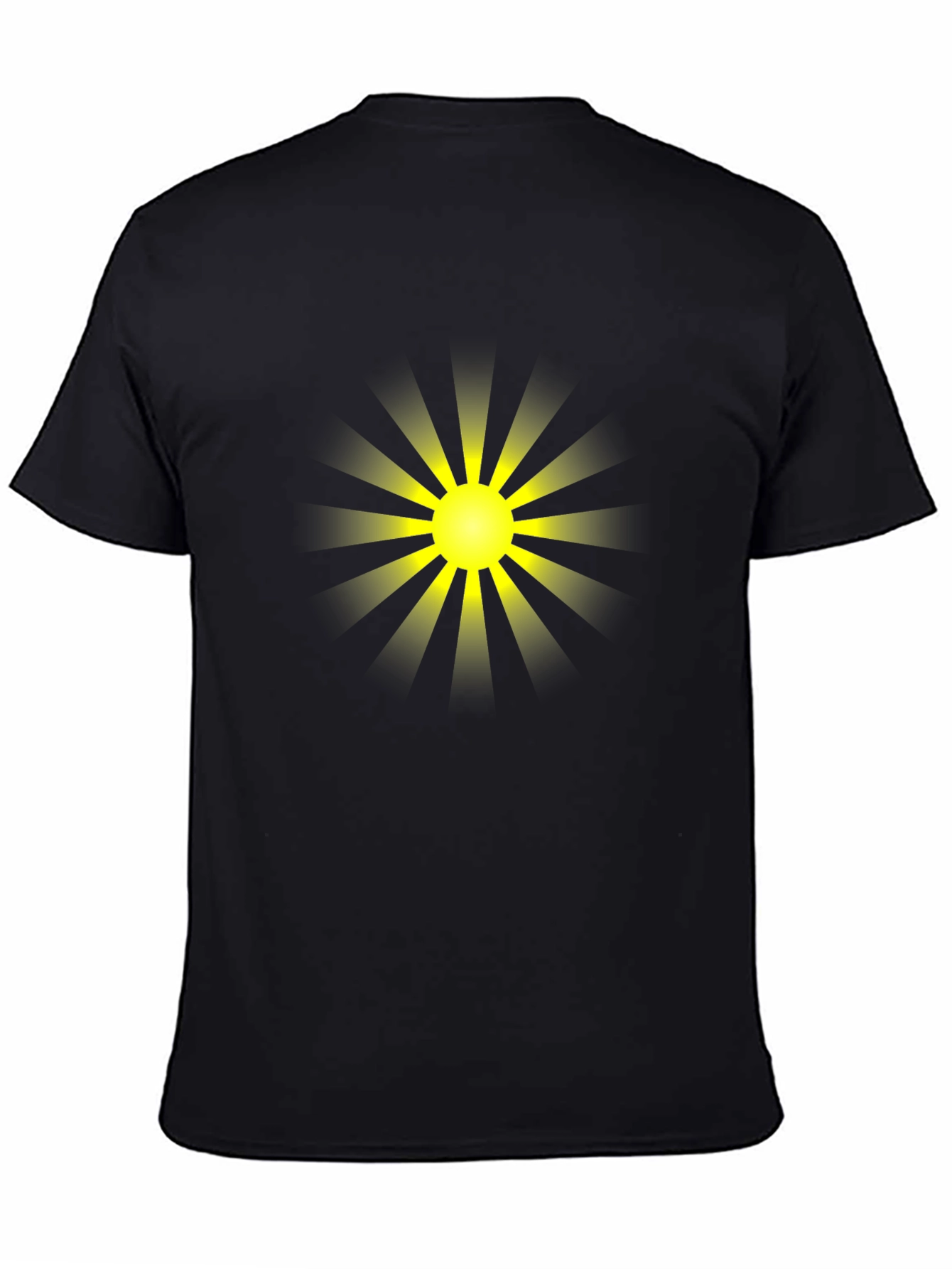 Radiant Sun Graphic Tee - Stylish Black T-Shirt