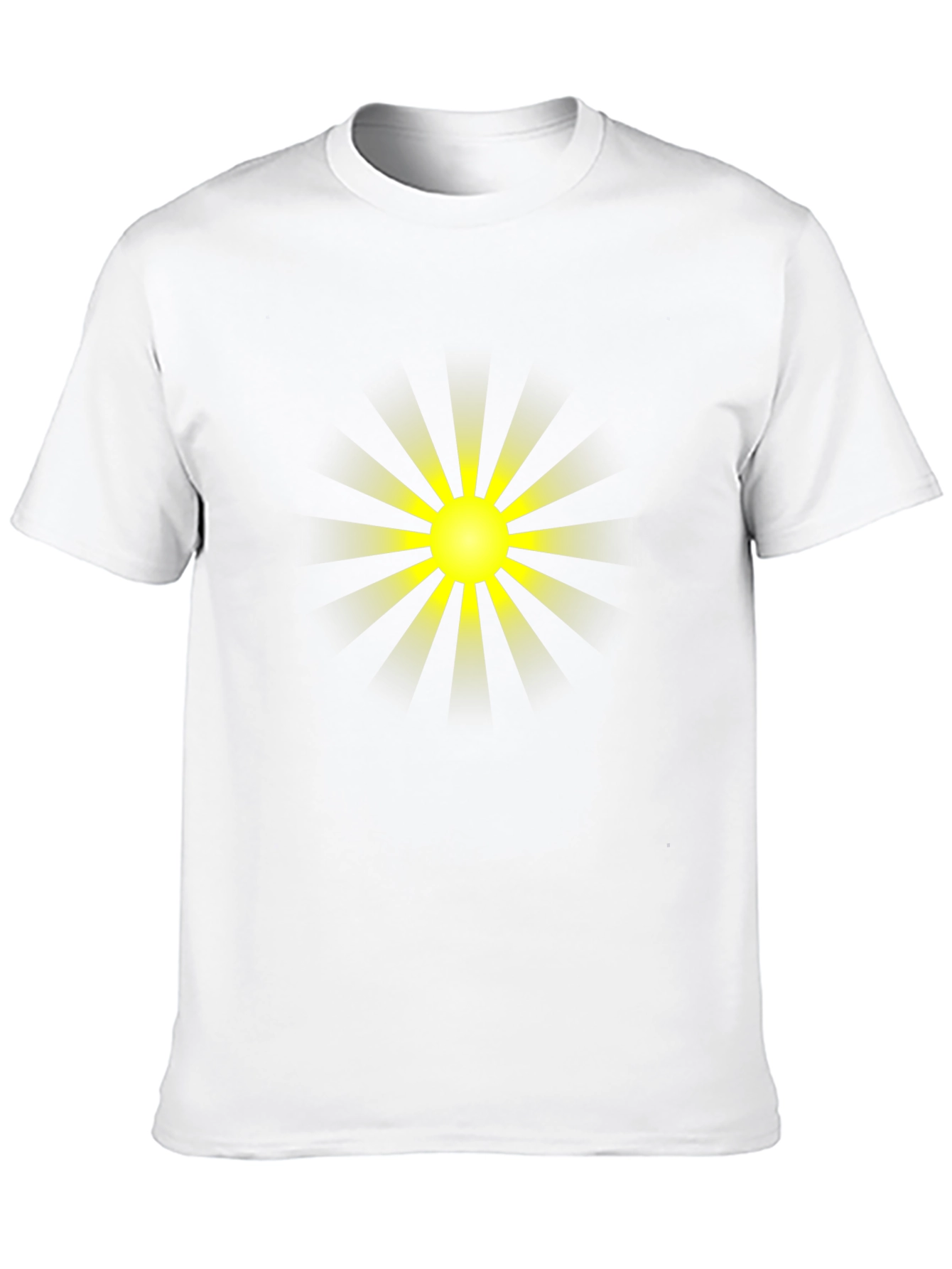 Radiant Sun Graphic Tee - Stylish Black T-Shirt