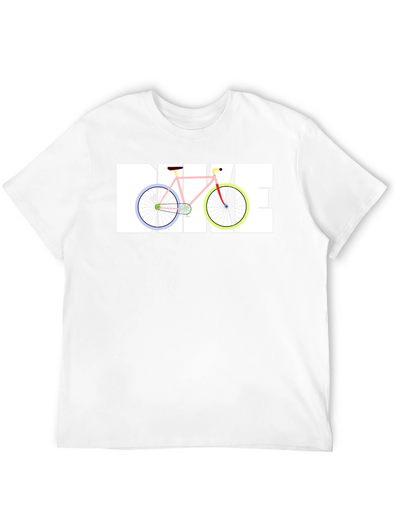 Black T-Shirt with BIKE Graphic