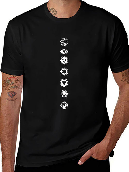Chakra Symbol T-Shirt - Spiritual Design