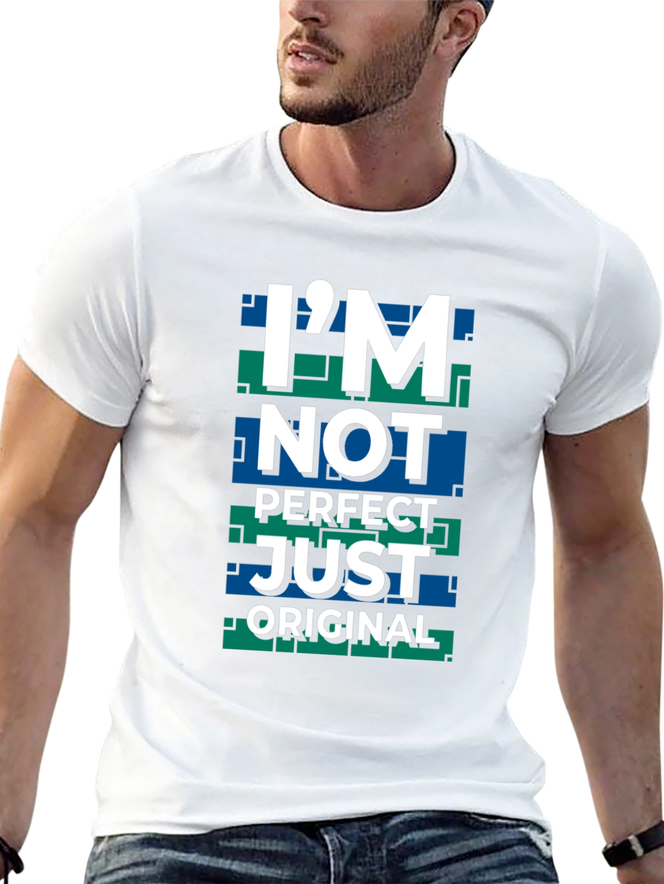 Im Not Perfect Just Original Graphic Tee